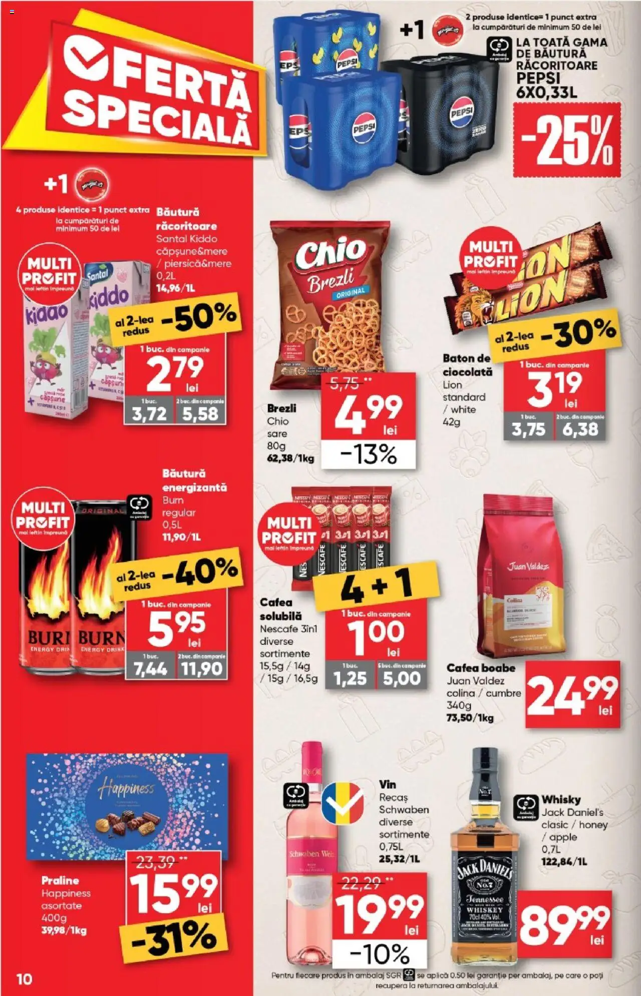 Catalog Profi 17 - 29 Septembrie 2025 | Pagina 10 | Produse: Ciocolată, Băutură energizantă, Whiskey, Sare