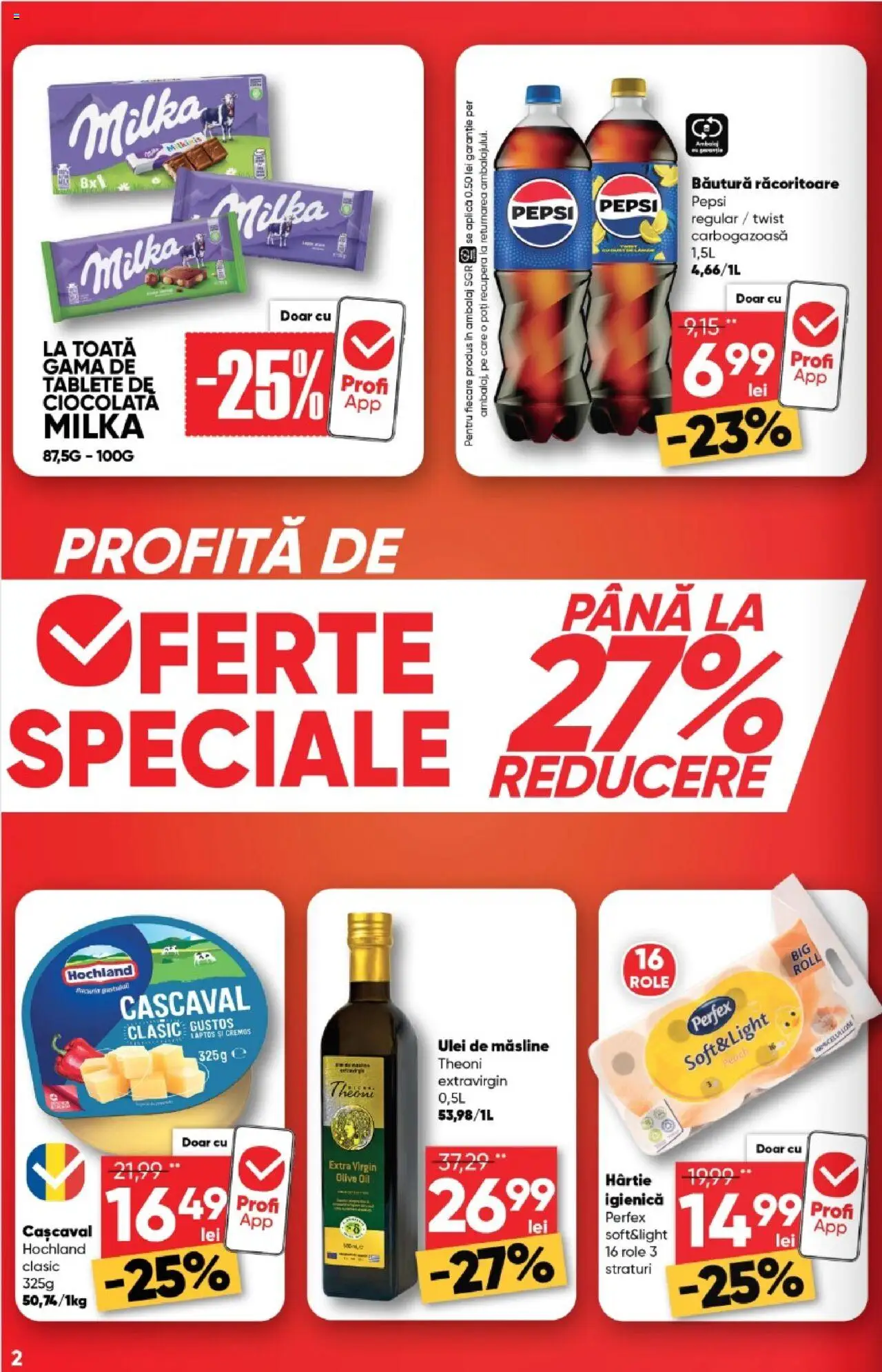Catalog Profi 17 - 29 Septembrie 2025 | Pagina 2 | Produse: Role, Măsline, Ulei, Ciocolată
