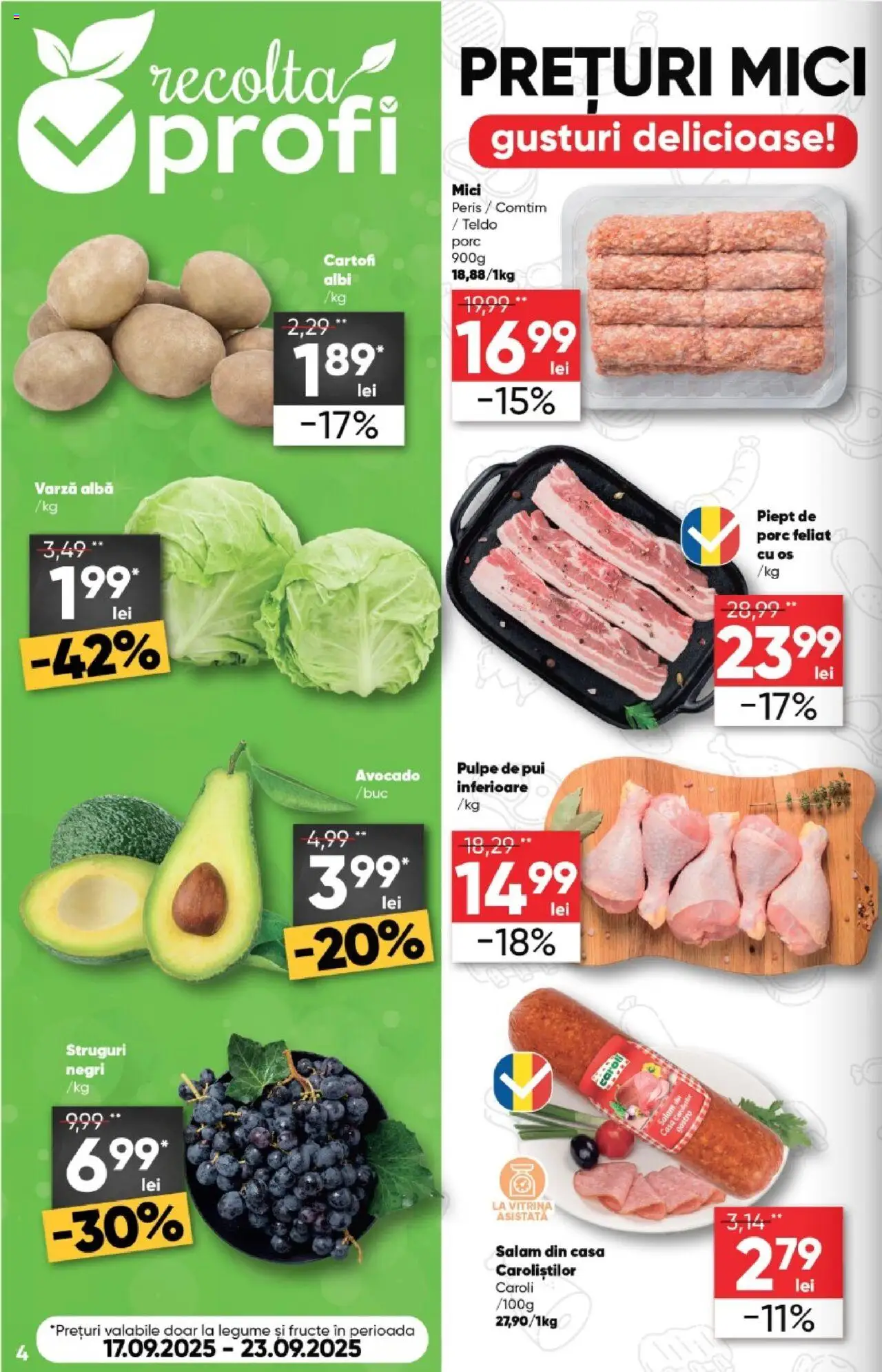 Catalog Profi 17 - 29 Septembrie 2025 | Pagina 4 | Produse: Struguri, Hacıyatmaz Kedi Oyuncağı, Mici, Avocado