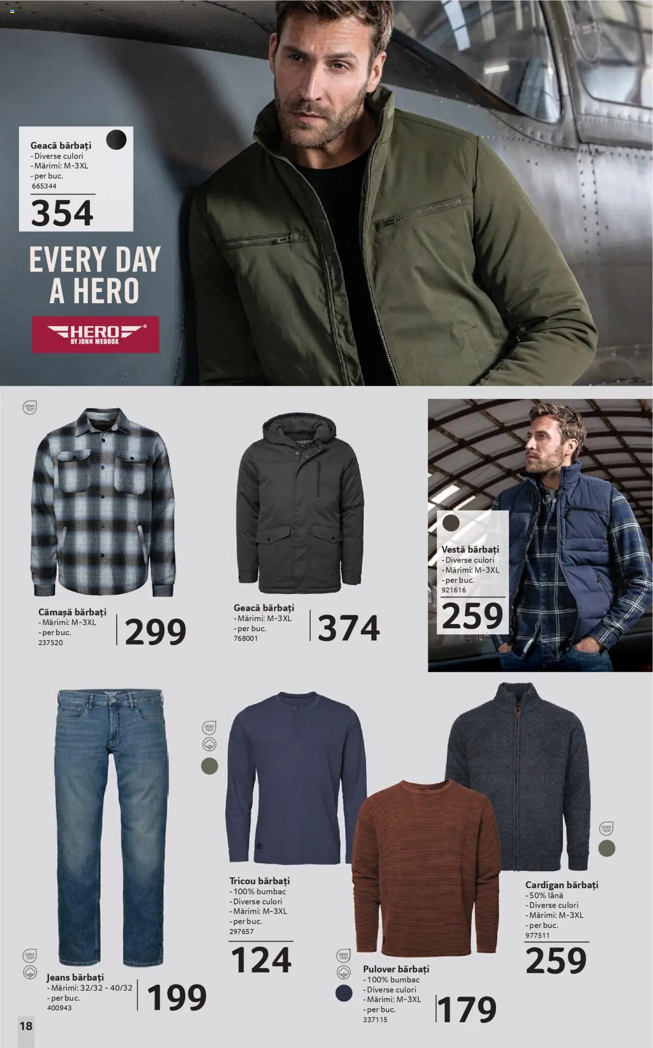 Catalog Selgros 19 Septembrie - 15 Octombrie 2025 | Pagina 18 | Produse: Cardigan, Tricou, Pulover, Geacă
