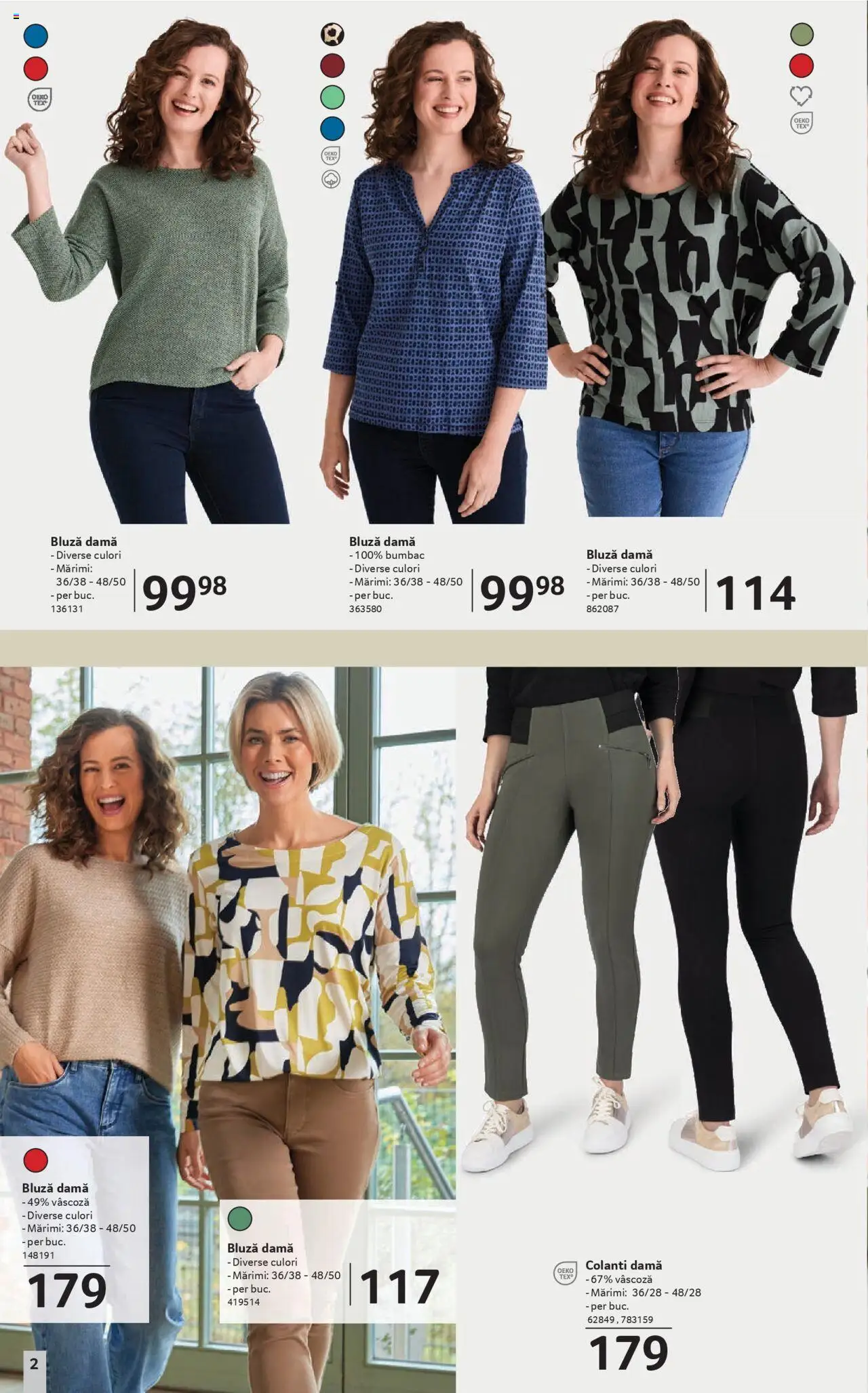 Catalog Selgros 19 Septembrie - 15 Octombrie 2025 | Pagina 2 | Produse: Bluză, Colanți