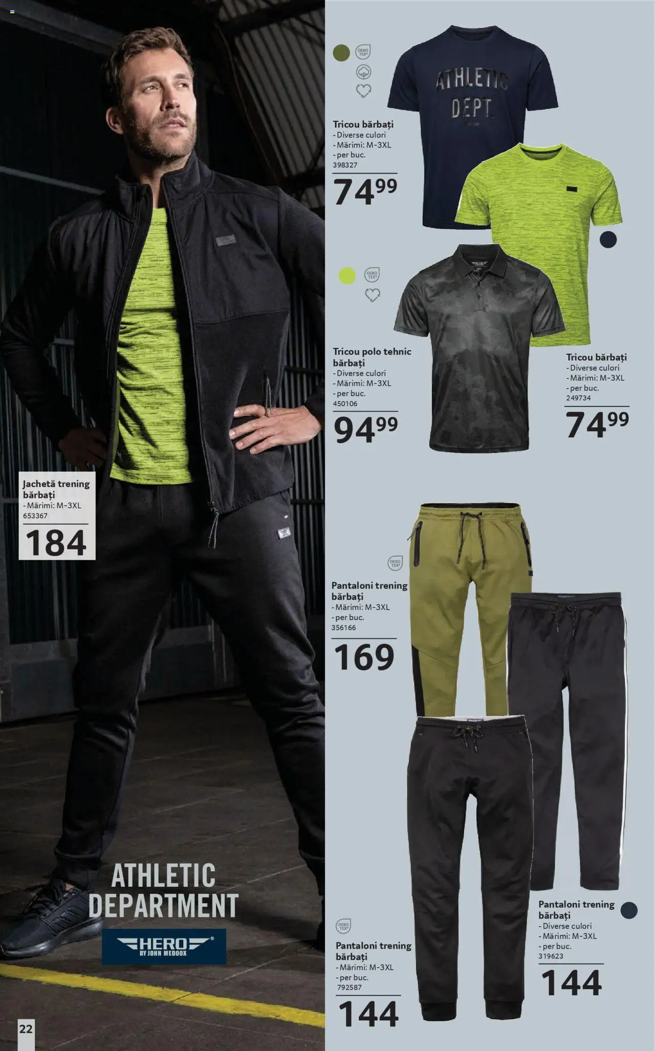 Catalog Selgros 19 Septembrie - 15 Octombrie 2025 | Pagina 22 | Produse: Jachetă, Trening, Tricou, Pantaloni