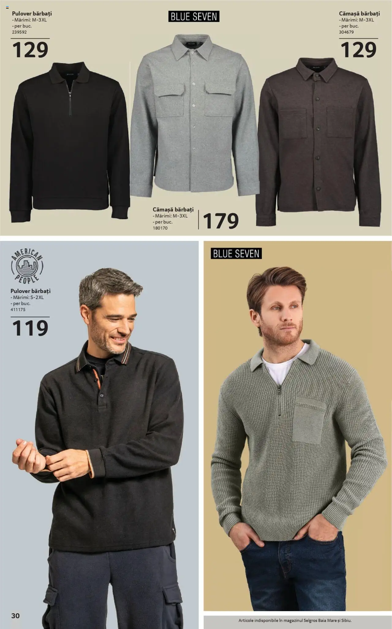 Catalog Selgros 19 Septembrie - 15 Octombrie 2025 | Pagina 30 | Produse: Pulover