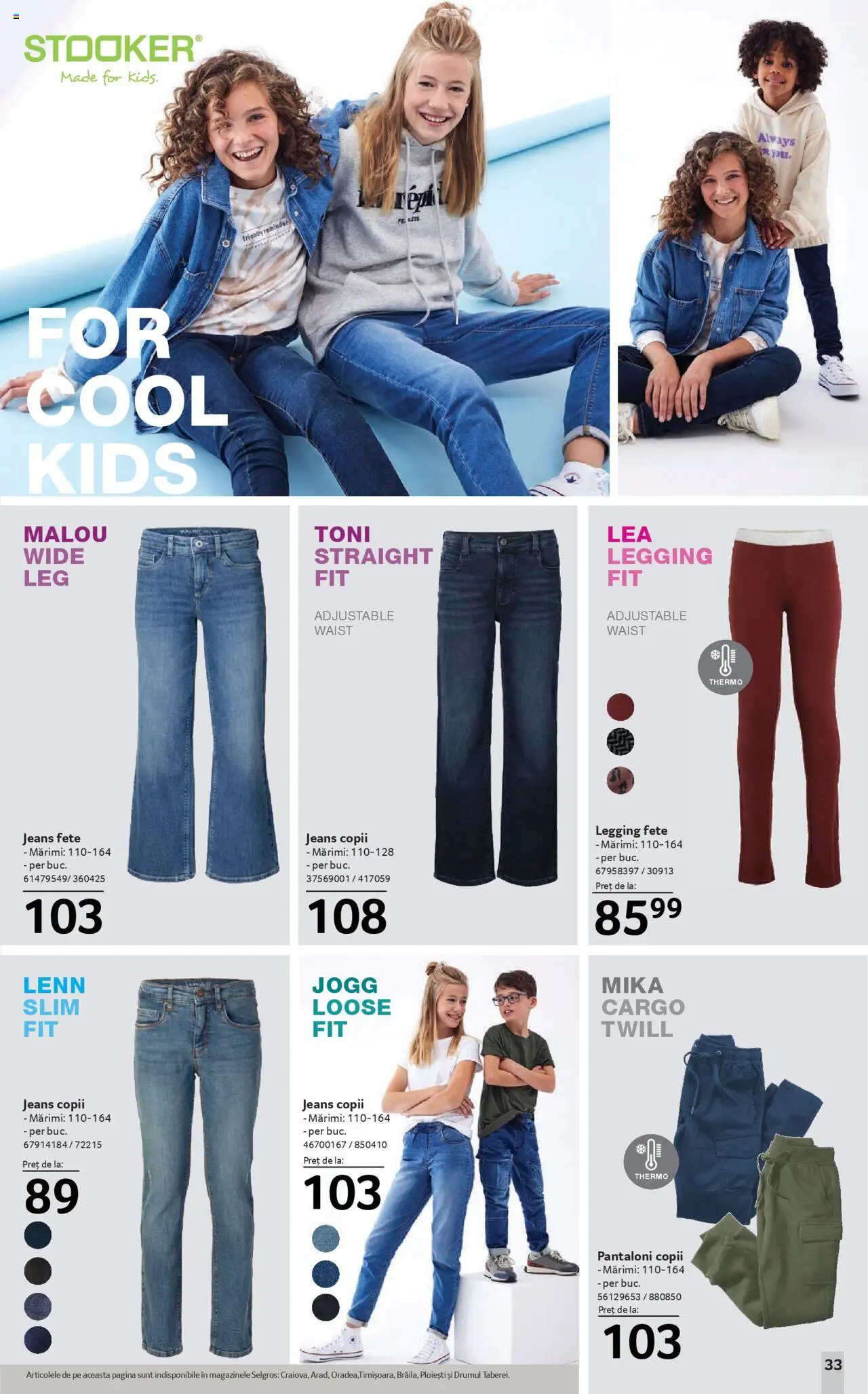 Catalog Selgros 19 Septembrie - 15 Octombrie 2025 | Pagina 33 | Produse: Pantaloni
