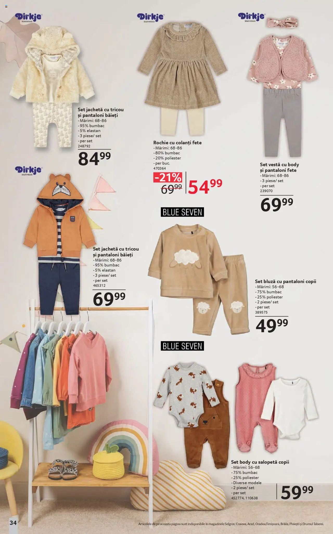 Catalog Selgros 19 Septembrie - 15 Octombrie 2025 | Pagina 34 | Produse: Body, Bluză, Pantaloni, Salopetă