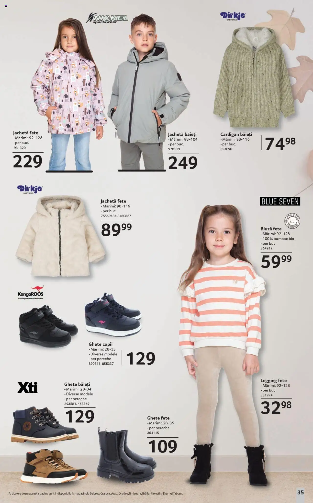 Catalog Selgros 19 Septembrie - 15 Octombrie 2025 | Pagina 35 | Produse: Şerit ödül, Jachetă, Bluză, Ghete