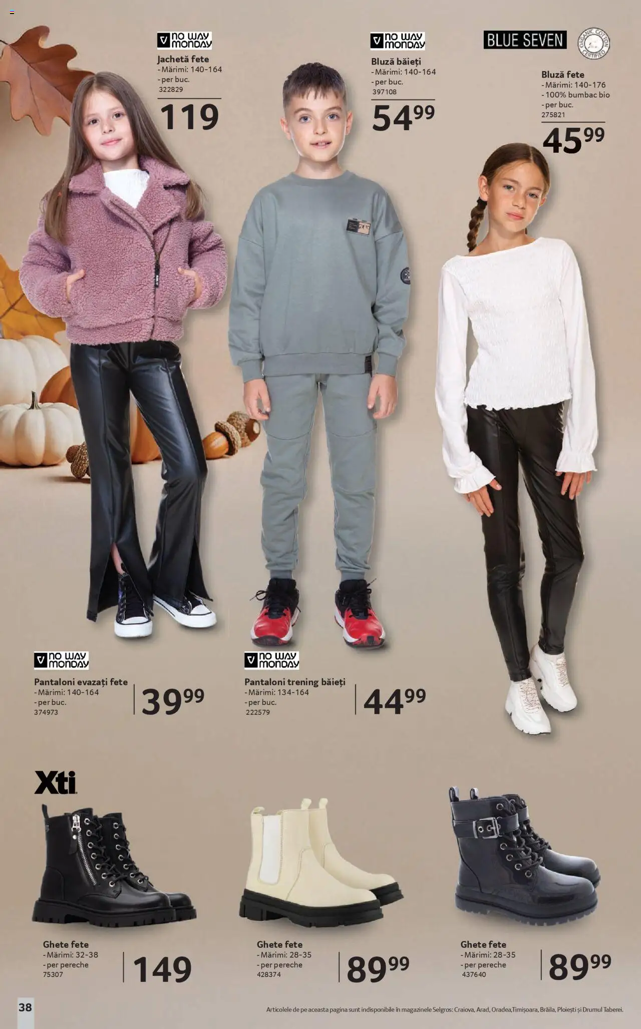 Catalog Selgros 19 Septembrie - 15 Octombrie 2025 | Pagina 38 | Produse: Şerit ödül, Trening, Bluză, Ghete