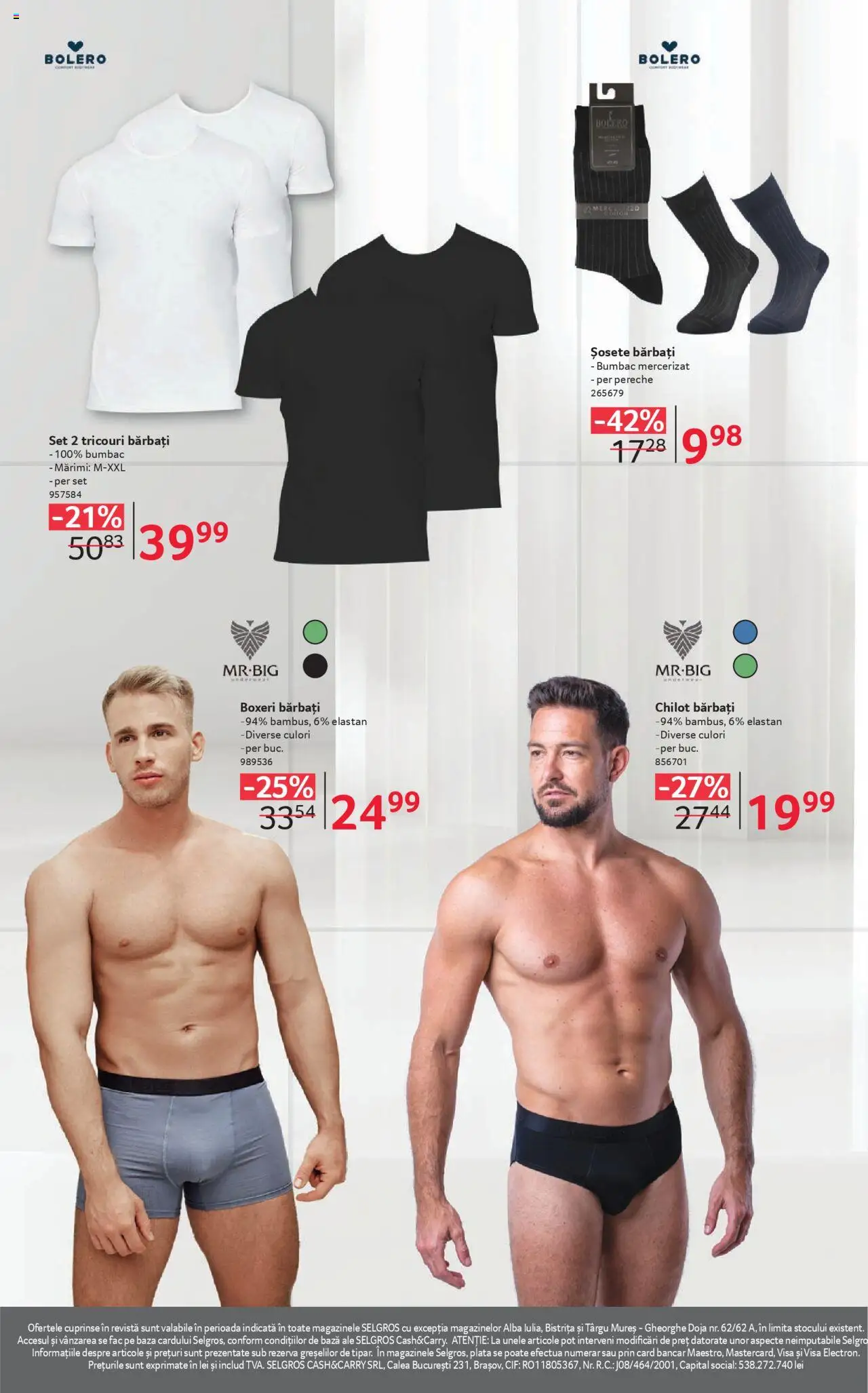 Catalog Selgros 19 Septembrie - 15 Octombrie 2025 | Pagina 42 | Produse: Șosete, Boxeri