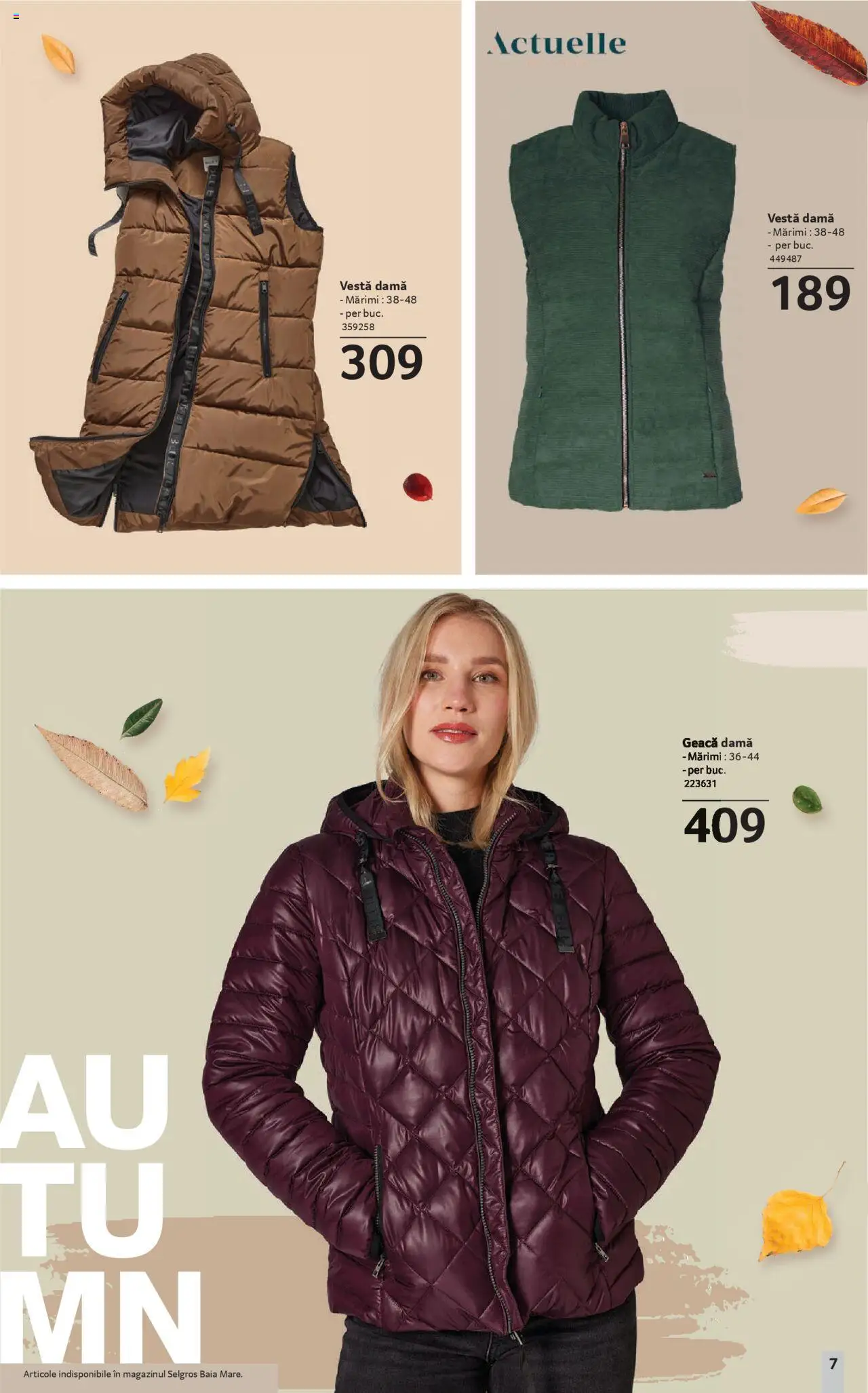 Catalog Selgros 19 Septembrie - 15 Octombrie 2025 | Pagina 7 | Produse: Vestă, Geacă