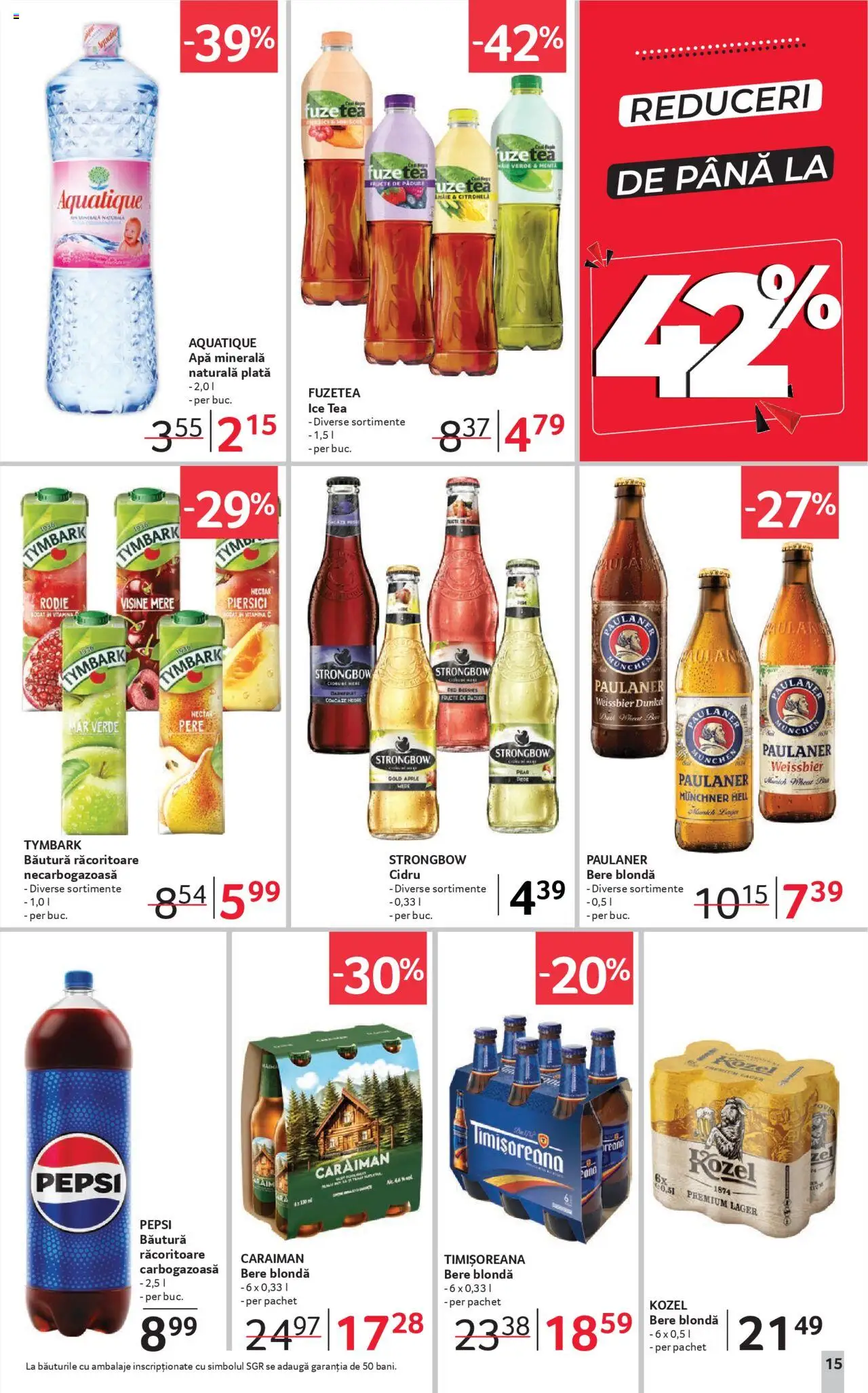 Catalog Selgros 19 Septembrie - 1 Octombrie 2025 | Pagina 15 | Produse: Apple, Mere, Ice tea, Fructe