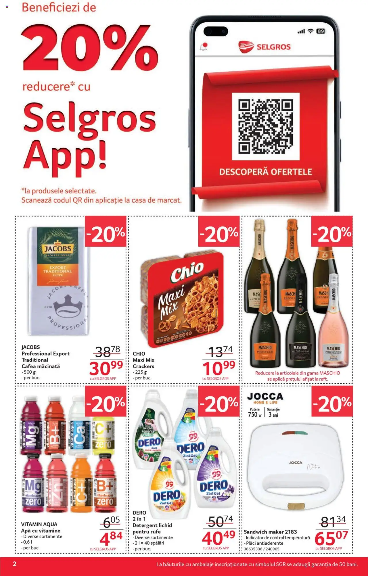 Catalog Selgros 19 Septembrie - 1 Octombrie 2025 | Pagina 2 | Produse: Köpek çiti, Cafea, Apă cu vitamine, Apă