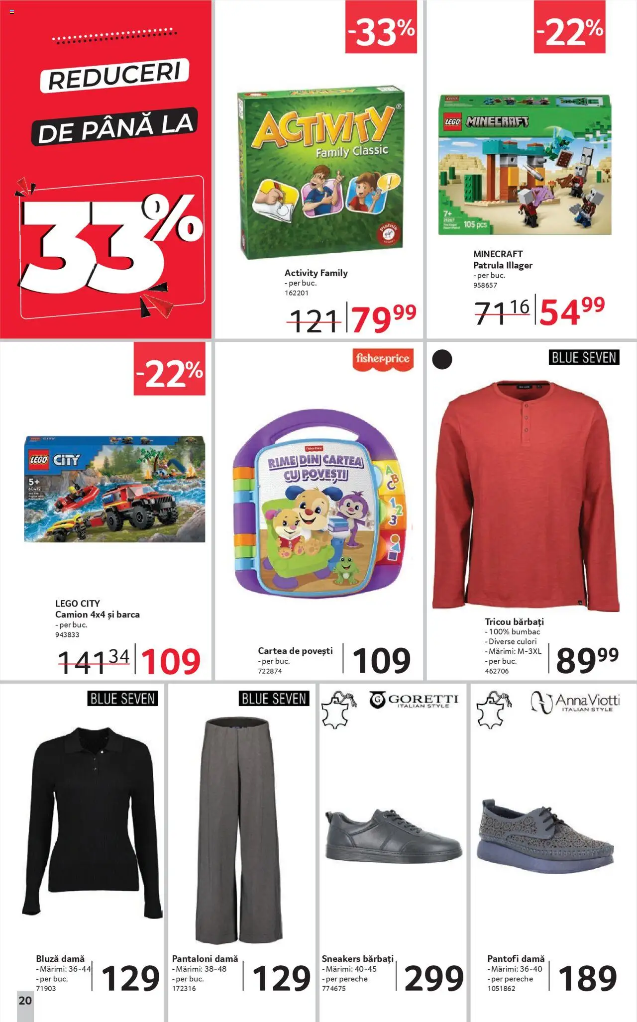 Catalog Selgros 19 Septembrie - 1 Octombrie 2025 | Pagina 20 | Produse: Pantofi, Tricou, Bluză, Pantaloni