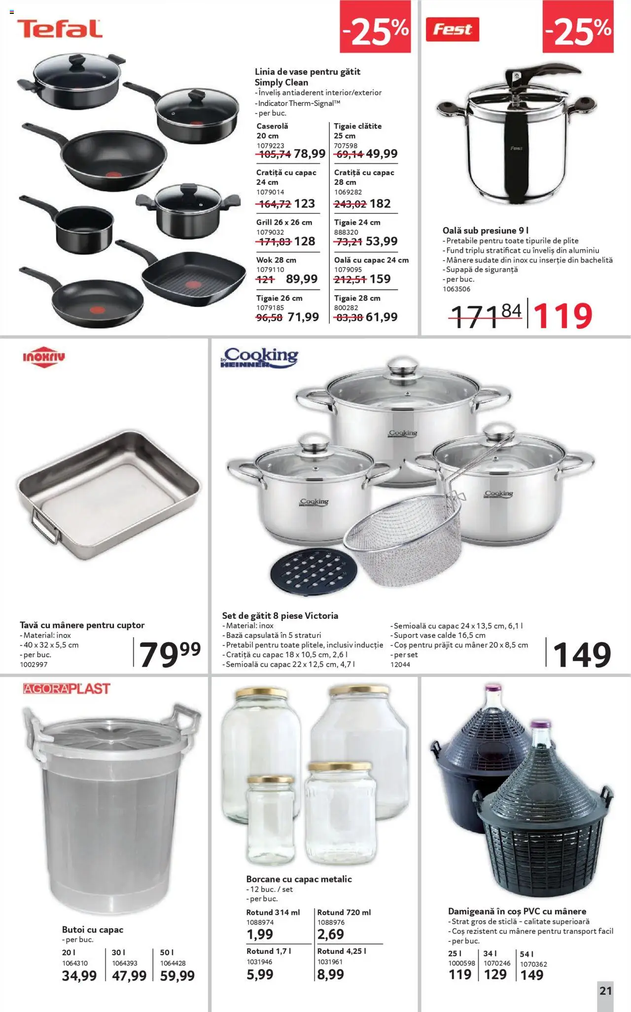 Catalog Selgros 19 Septembrie - 1 Octombrie 2025 | Pagina 21 | Produse: Pomelo, Cuptor, Oală, Coș