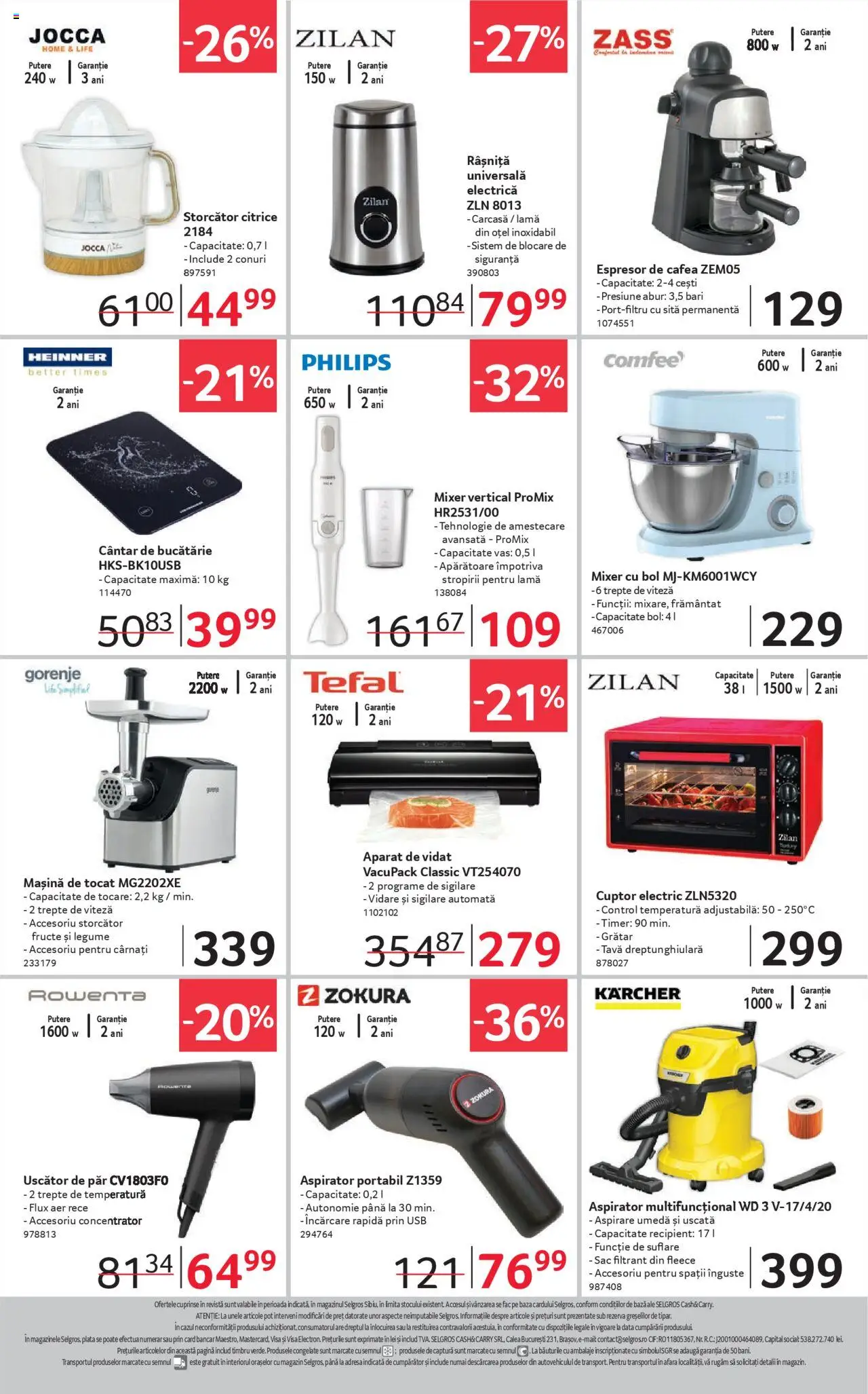 Catalog Selgros 19 Septembrie - 1 Octombrie 2025 | Pagina 24 | Produse: Uscător, Sită, Cântar, Legume
