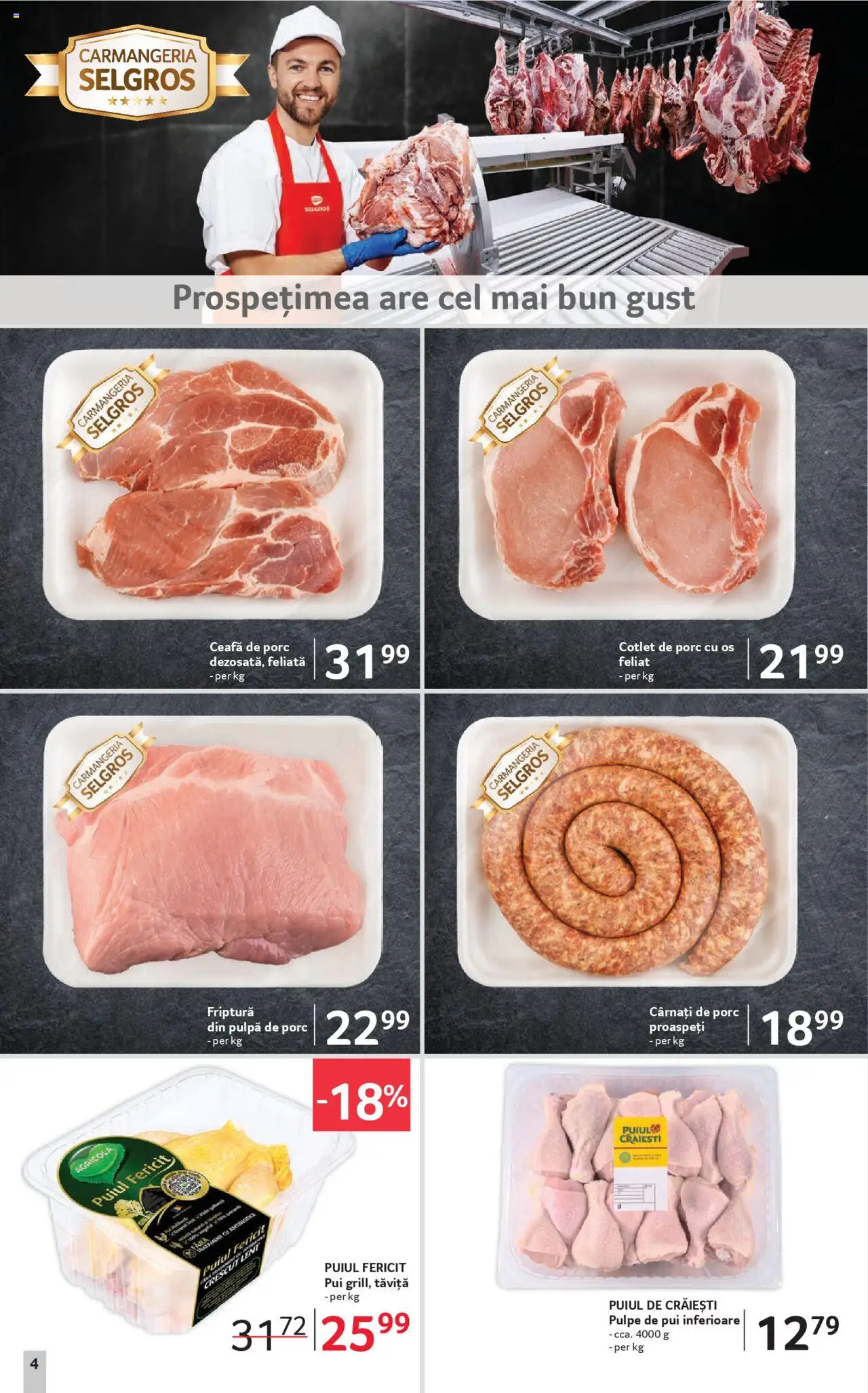 Catalog Selgros 19 Septembrie - 1 Octombrie 2025 | Pagina 4 | Produse: Keçeli kalem, Lait de coco, Hacıyatmaz Kedi Oyuncağı, Cârnați
