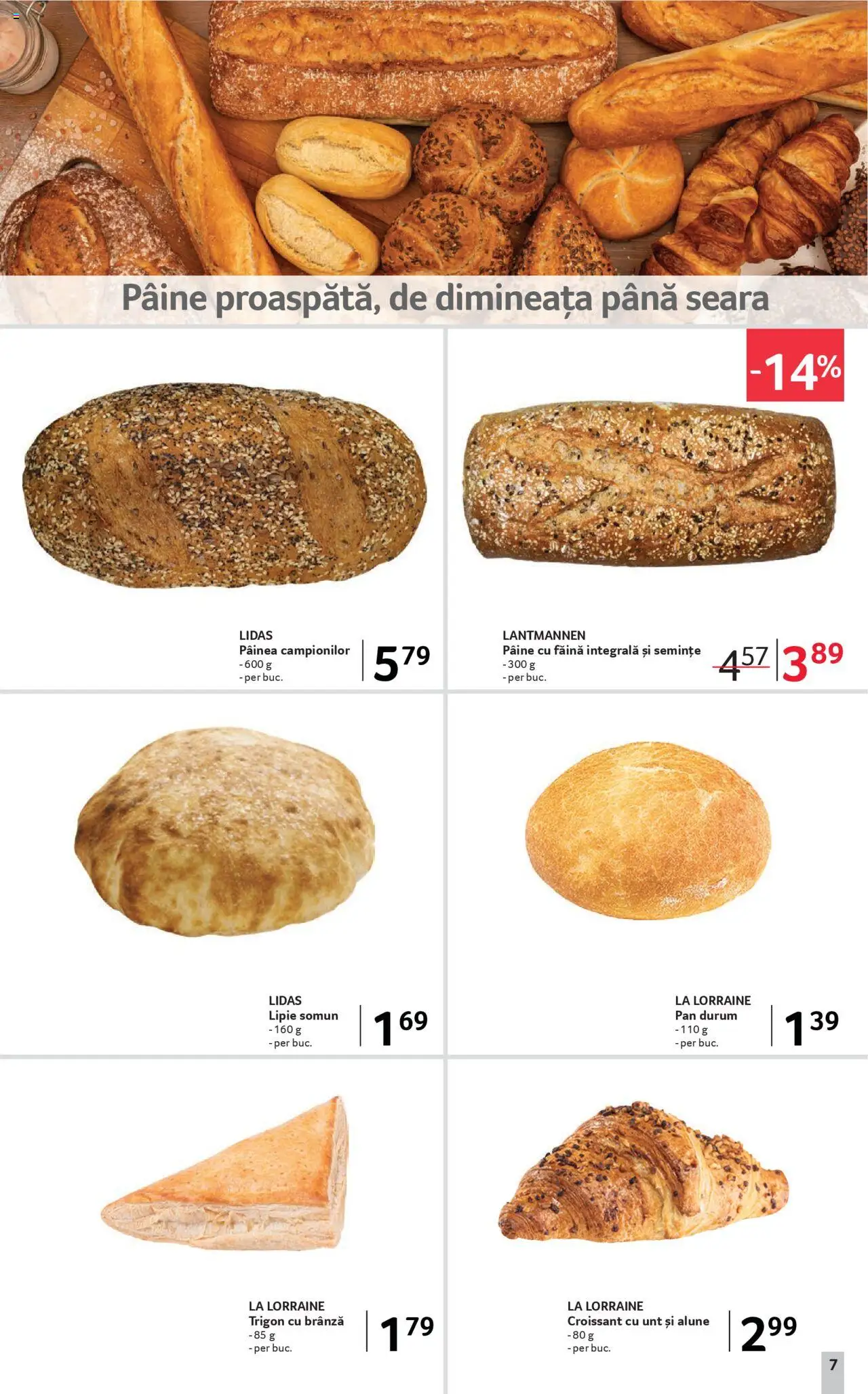 Catalog Selgros 19 Septembrie - 1 Octombrie 2025 | Pagina 7 | Produse: Unt, Brânză, Pâine, Făină