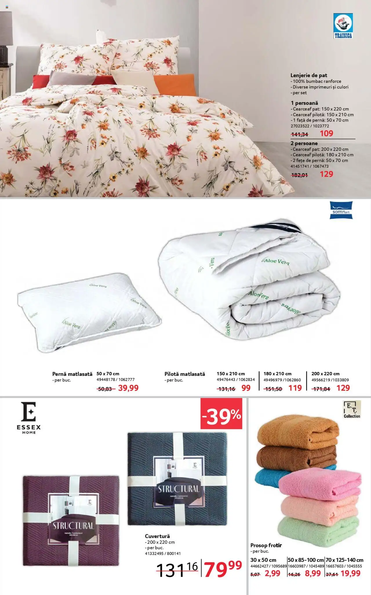 Catalog Selgros 19 Septembrie - 1 Octombrie 2025 | Pagina 10 | Produse: Cuvertură, Pat, Pernă, Față de pernă