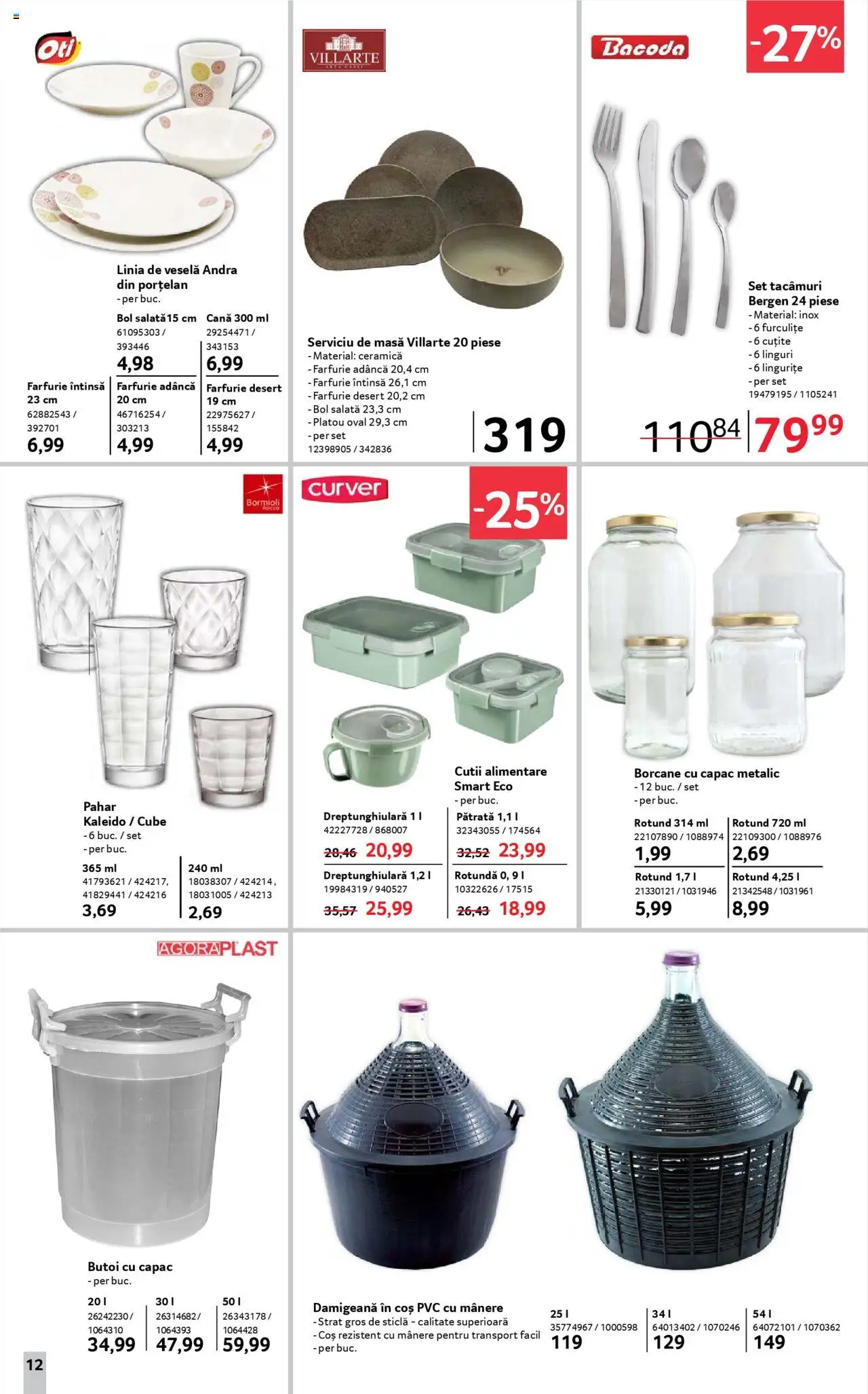 Catalog Selgros 19 Septembrie - 1 Octombrie 2025 | Pagina 12 | Produse: Linguri, Coș, Farfurie, Salată