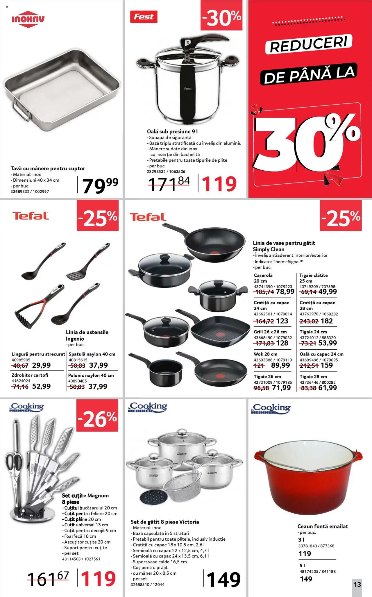 Catalog Selgros 19 Septembrie - 1 Octombrie 2025 | Pagina 13 | Produse: Grill, Oală, Mâner, Pâine