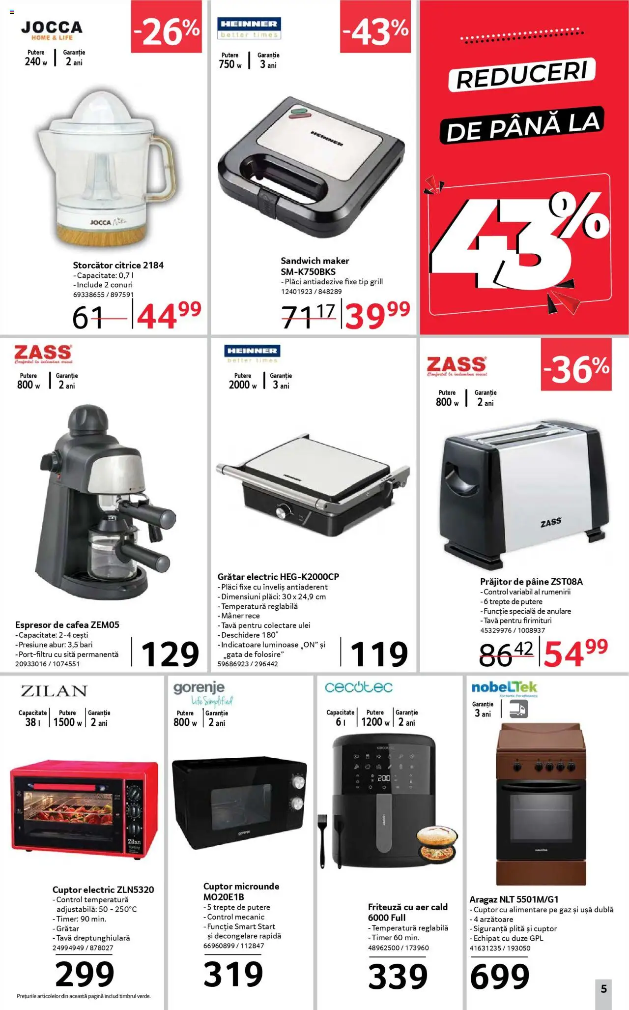 Catalog Selgros 19 Septembrie - 1 Octombrie 2025 | Pagina 5 | Produse: Plită, Storcător, Sită, Pâine