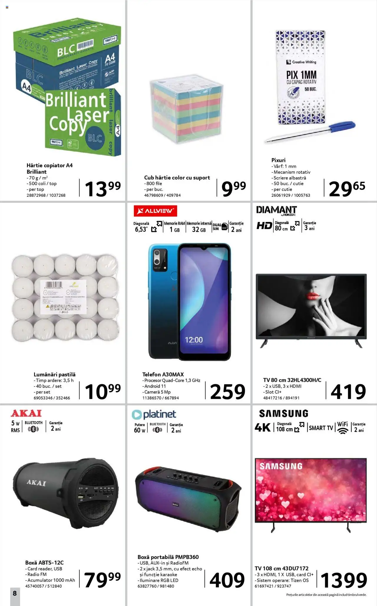 Catalog Selgros 19 Septembrie - 1 Octombrie 2025 | Pagina 8 | Produse: Telefon, Radio, Top, Boxă portabilă