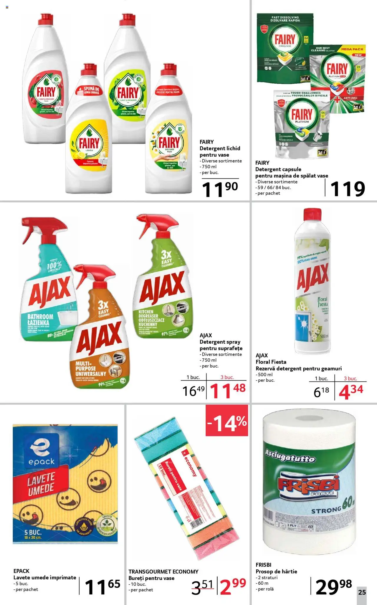 Catalog Selgros 19 Septembrie - 1 Octombrie 2025 | Pagina 25 | Produse: Mașină De Spălat, Mașină De Spălat Vase, Detergent, Capsule pentru mașina de spălat