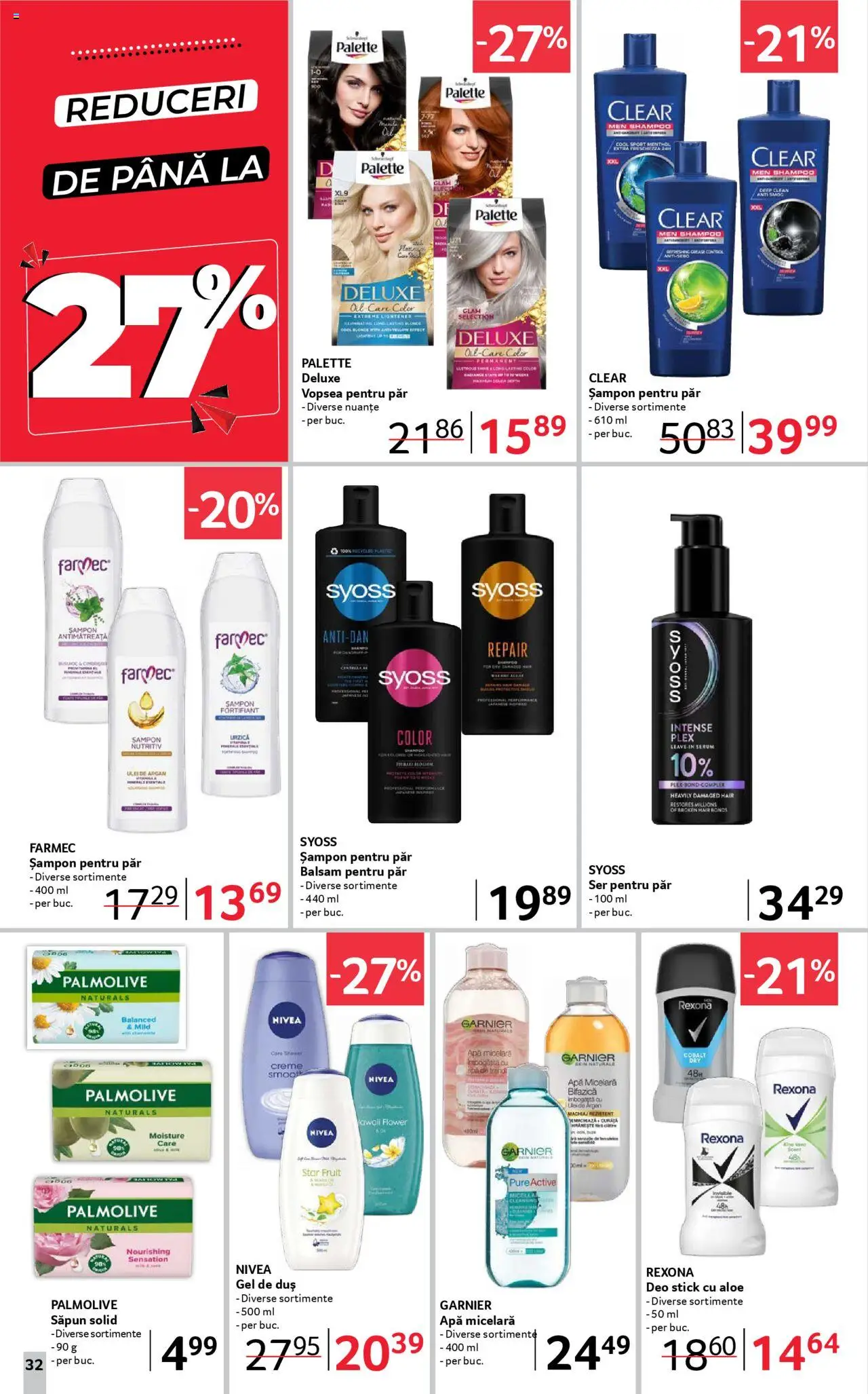 Catalog Selgros 19 Septembrie - 1 Octombrie 2025 | Pagina 32 | Produse: Serum, Săpun solid, Vopsea, Balsam
