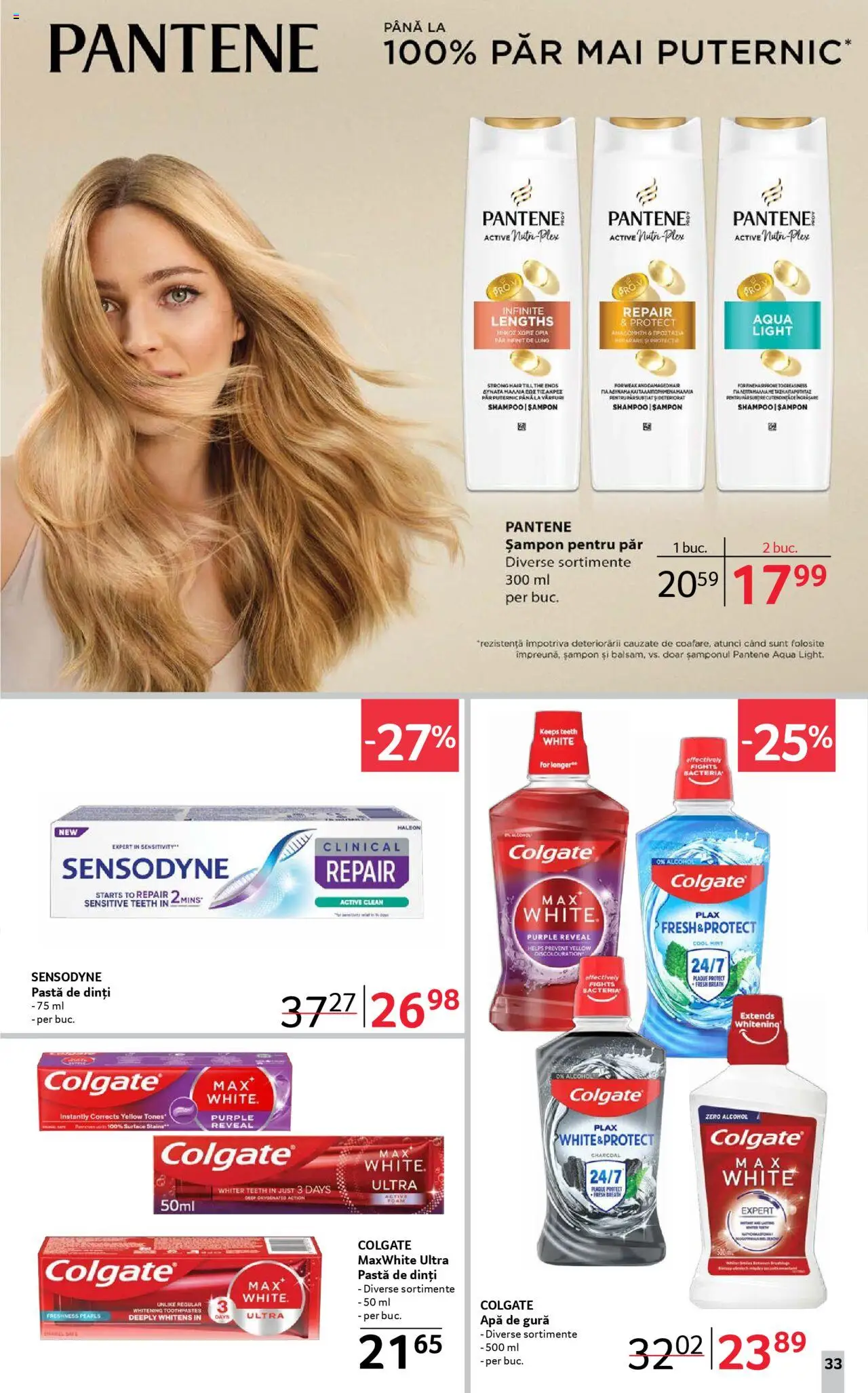 Catalog Selgros 19 Septembrie - 1 Octombrie 2025 | Pagina 33 | Produse: Pomelo, Pastă de dinți, Apă de gură, Apă