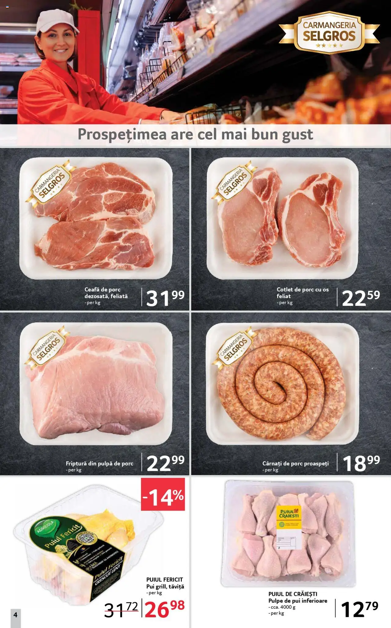 Catalog Selgros 19 Septembrie - 1 Octombrie 2025 | Pagina 4 | Produse: Keçeli kalem, Lait de coco, Hacıyatmaz Kedi Oyuncağı, Cârnați