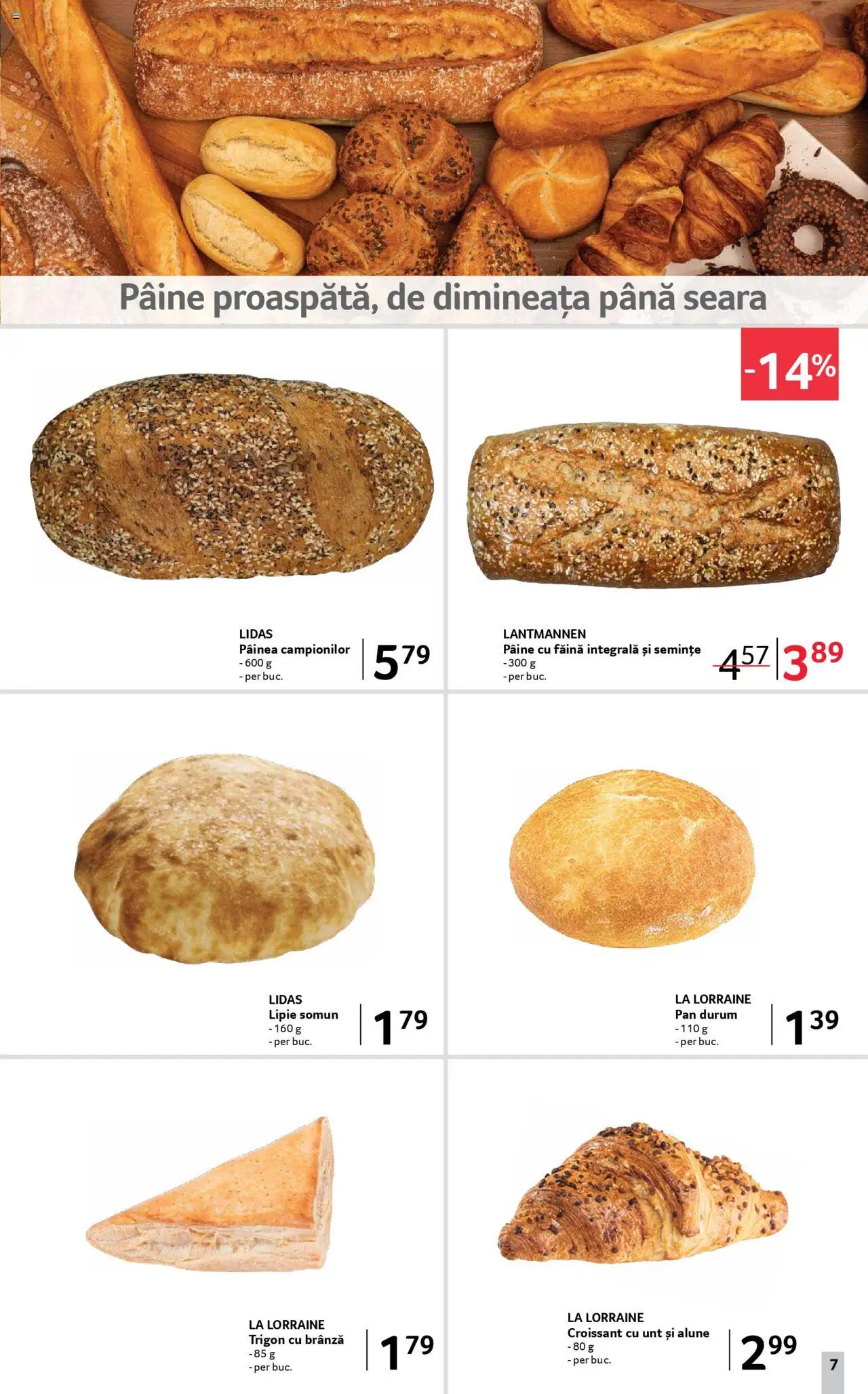 Catalog Selgros 19 Septembrie - 1 Octombrie 2025 | Pagina 7 | Produse: Semințe, Alune, Unt, Făină
