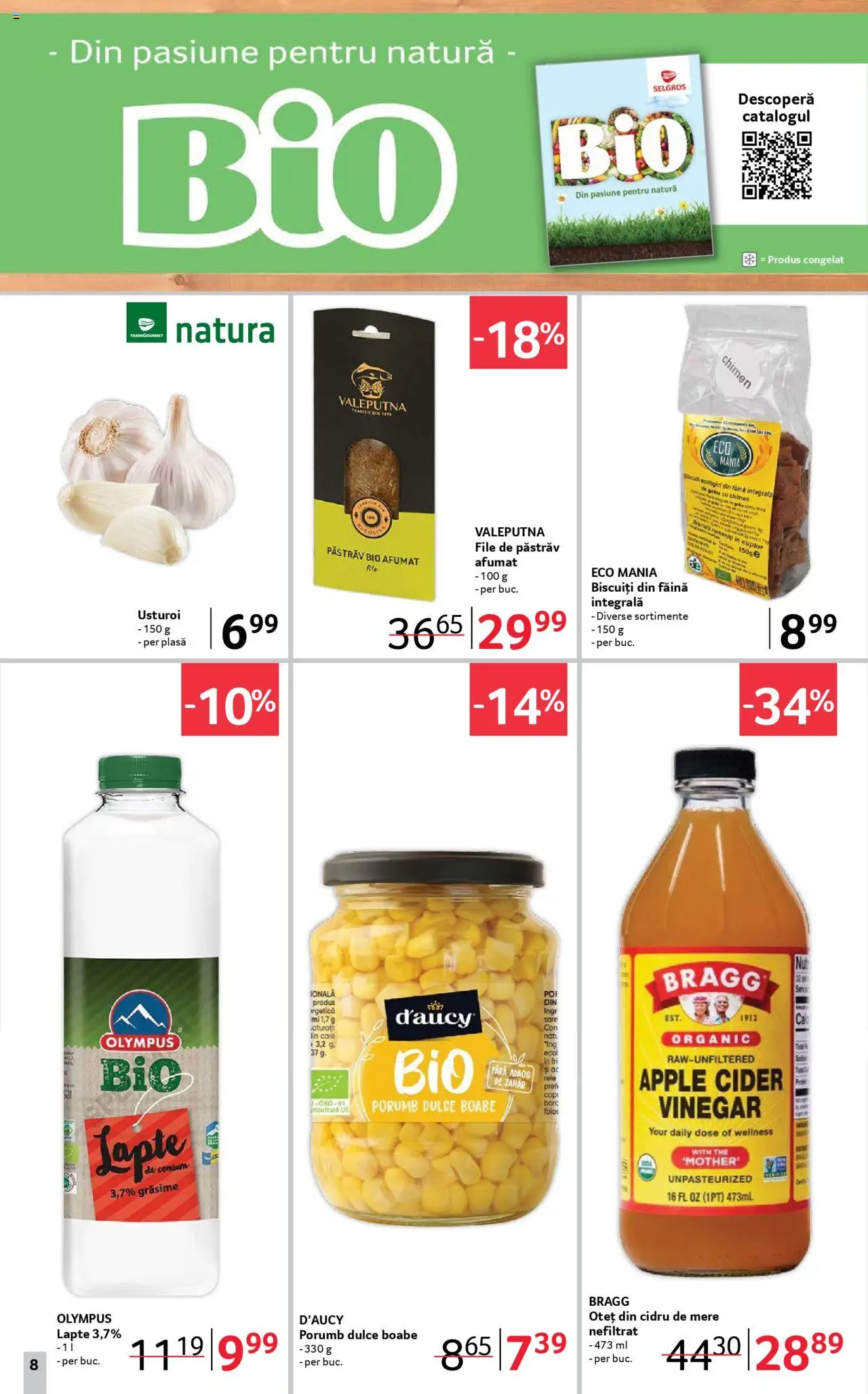 Catalog Selgros 19 Septembrie - 1 Octombrie 2025 | Pagina 8 | Produse: Cuptor, Oțet, Biscuiți, Usturoi