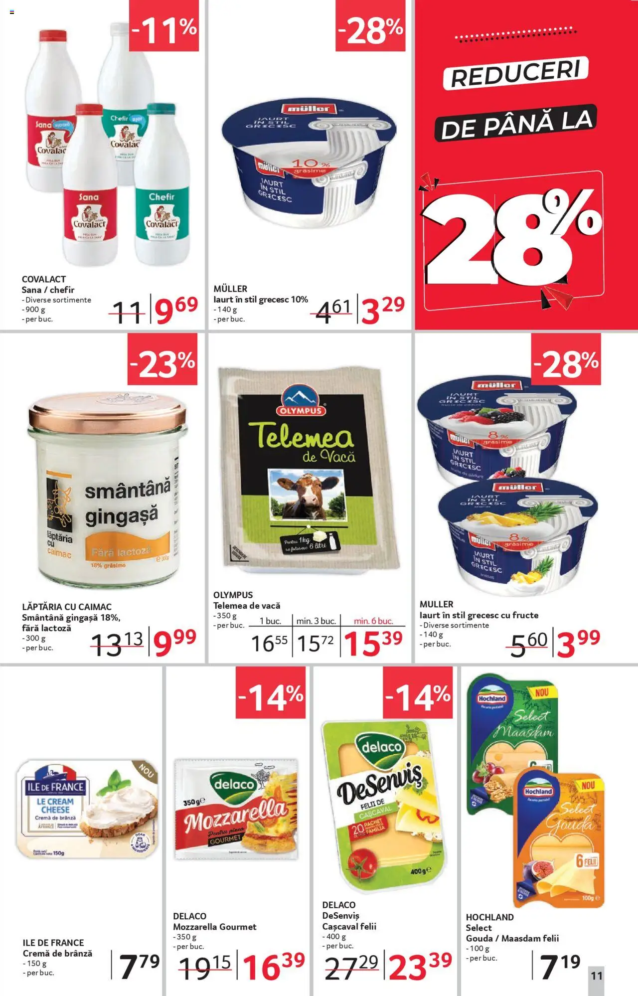 Catalog Selgros 19 Septembrie - 1 Octombrie 2025 | Pagina 11 | Produse: Mozzarella, Iaurt, Smântână, Fructe