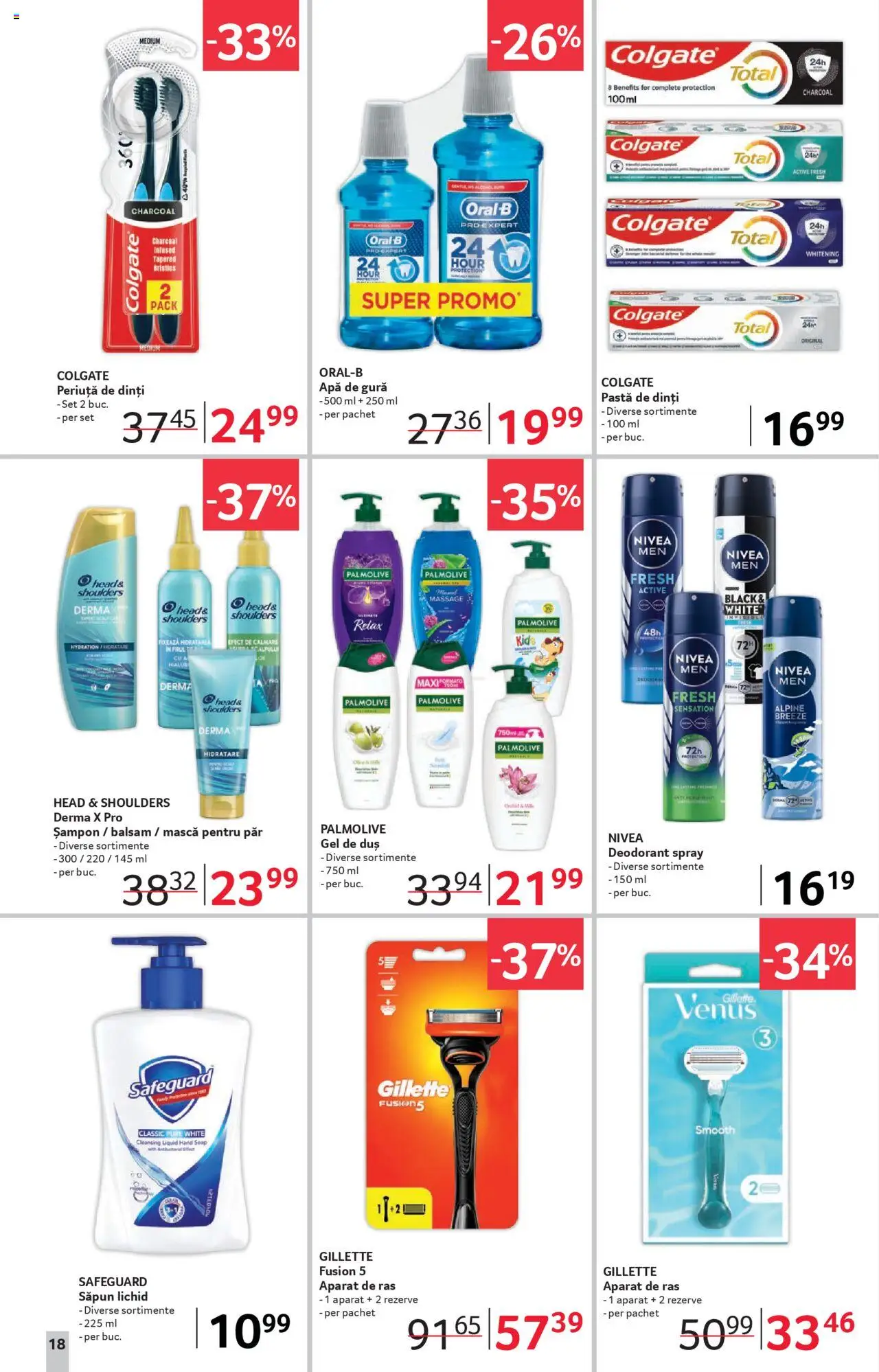 Catalog Selgros 19 Septembrie - 1 Octombrie 2025 | Pagina 18 | Produse: Săpun, Deodorant, Apă de gură, Săpun lichid