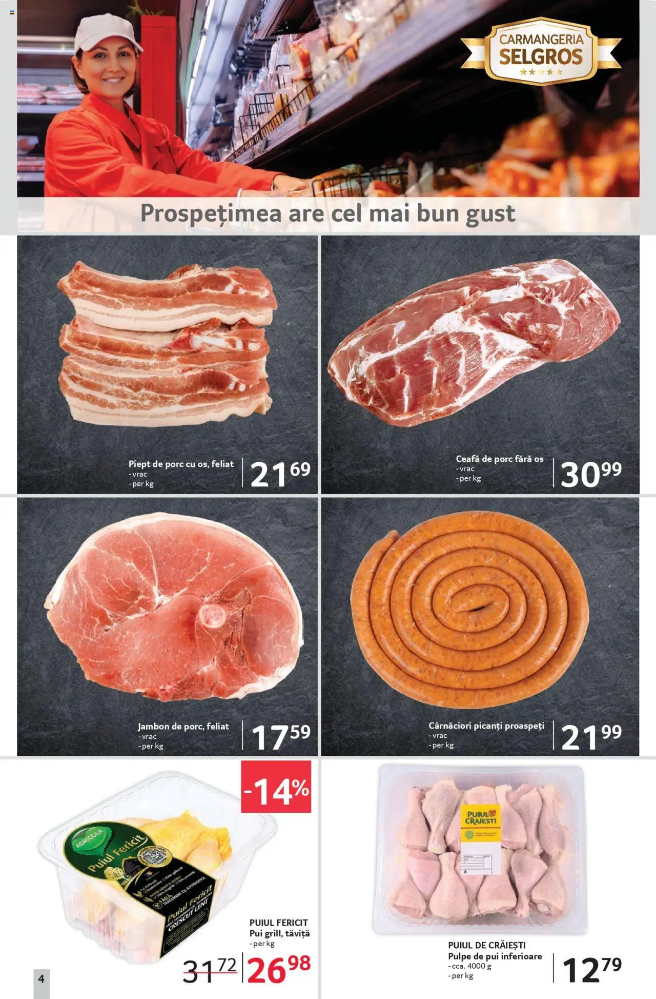 Catalog Selgros 19 Septembrie - 1 Octombrie 2025 | Pagina 4 | Produse: Keçeli kalem, Hacıyatmaz Kedi Oyuncağı