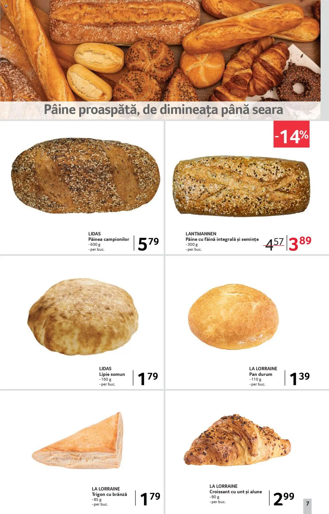Catalog Selgros 19 Septembrie - 1 Octombrie 2025 | Pagina 7 | Produse: Semințe, Unt, Pâine, Făină