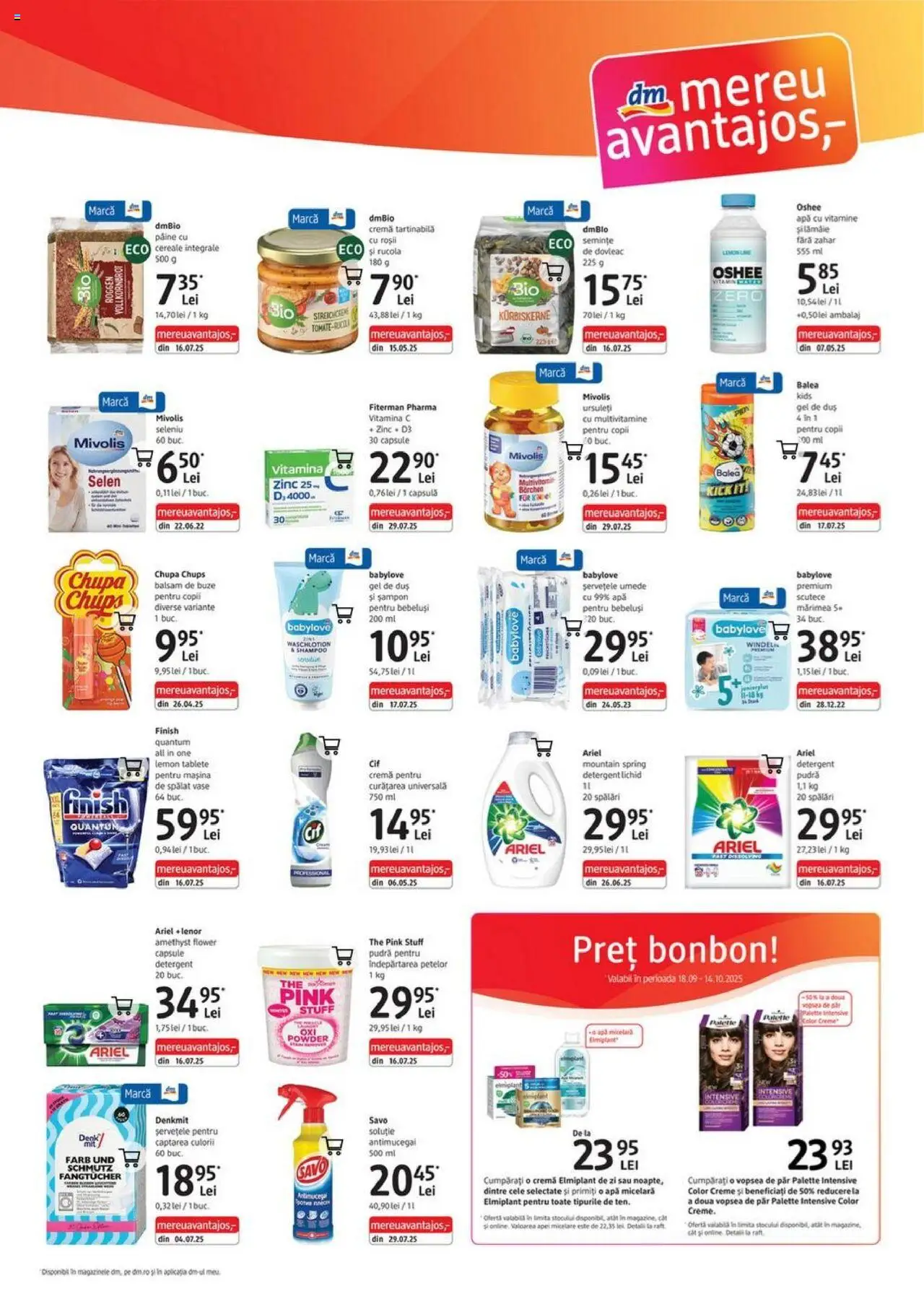 Catalog DM Drogerie Markt 18 Septembrie - 13 Octombrie 2025 | Pagina 3 | Produse: Dovleac, Șampon, Scutece, Lămâie