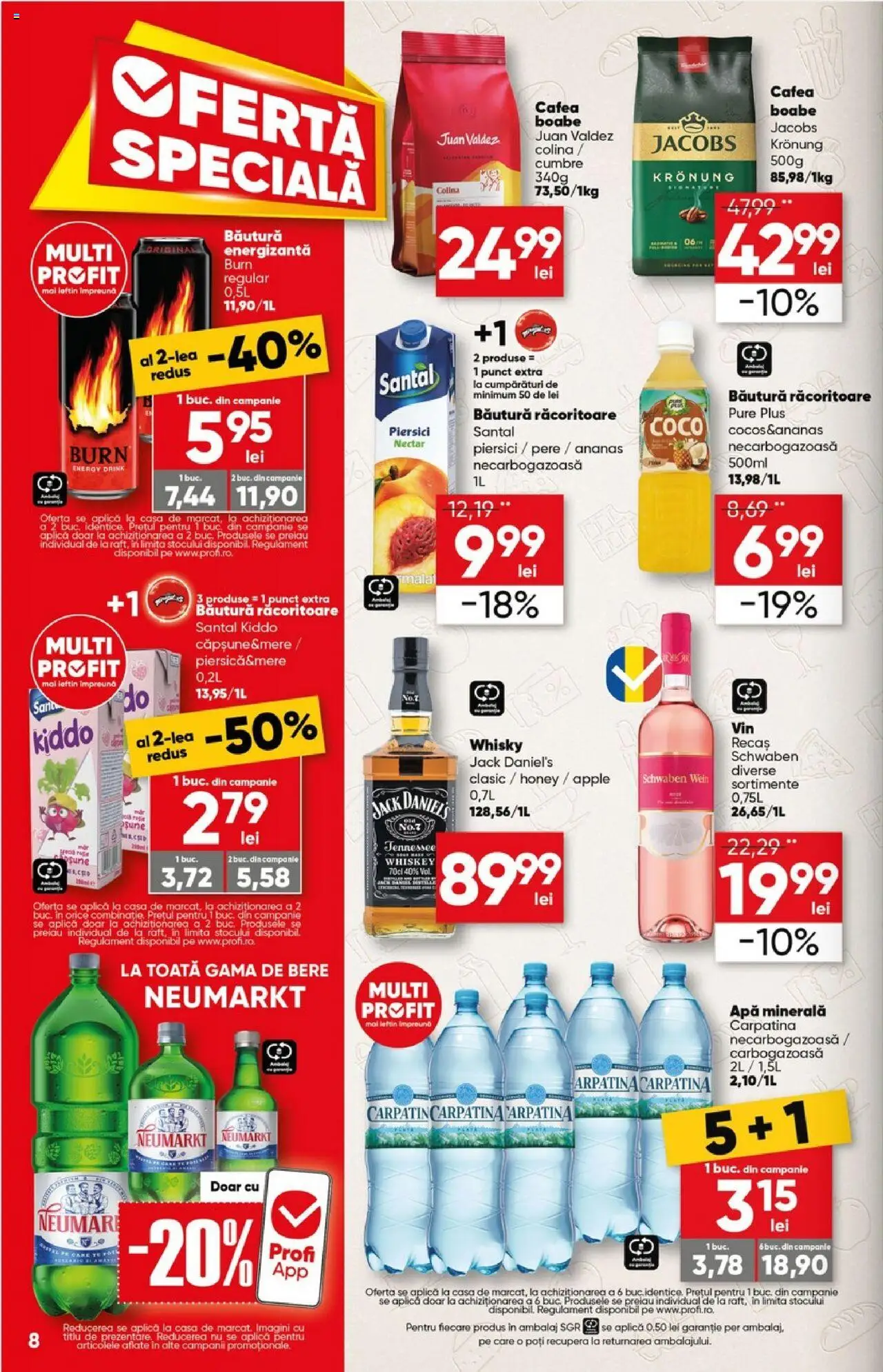 Catalog Profi 17 - 29 Septembrie 2025 | Pagina 8 | Produse: Köpek çiti, Bere, Ananas, Apă