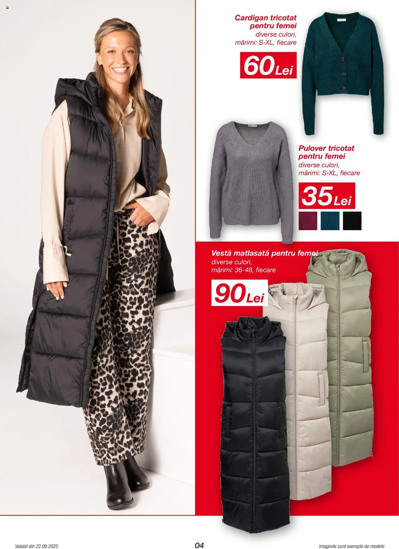 Catalog Kik 22 Septembrie - 11 Octombrie 2025 | Pagina 4 | Produse: Cardigan, Pulover, Vestă