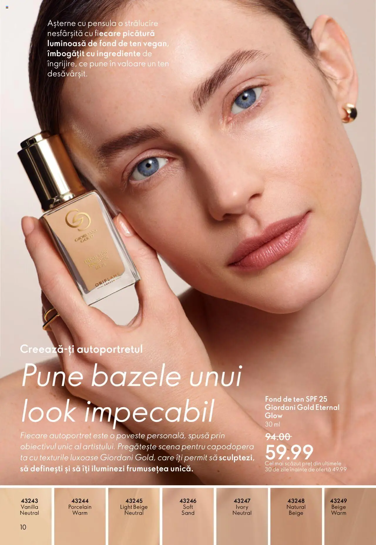 Catalog Oriflame 22 Octombrie - 10 Noiembrie 2025 | Pagina 10 | Produse: Fond de ten