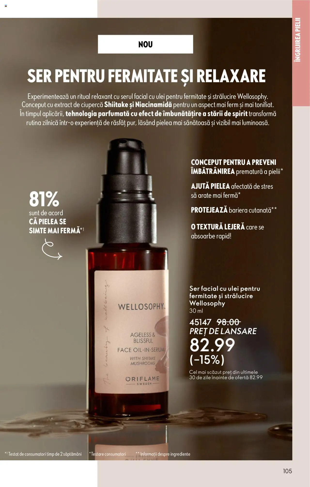 Catalog Oriflame 22 Octombrie - 10 Noiembrie 2025 | Pagina 105 | Produse: Ulei