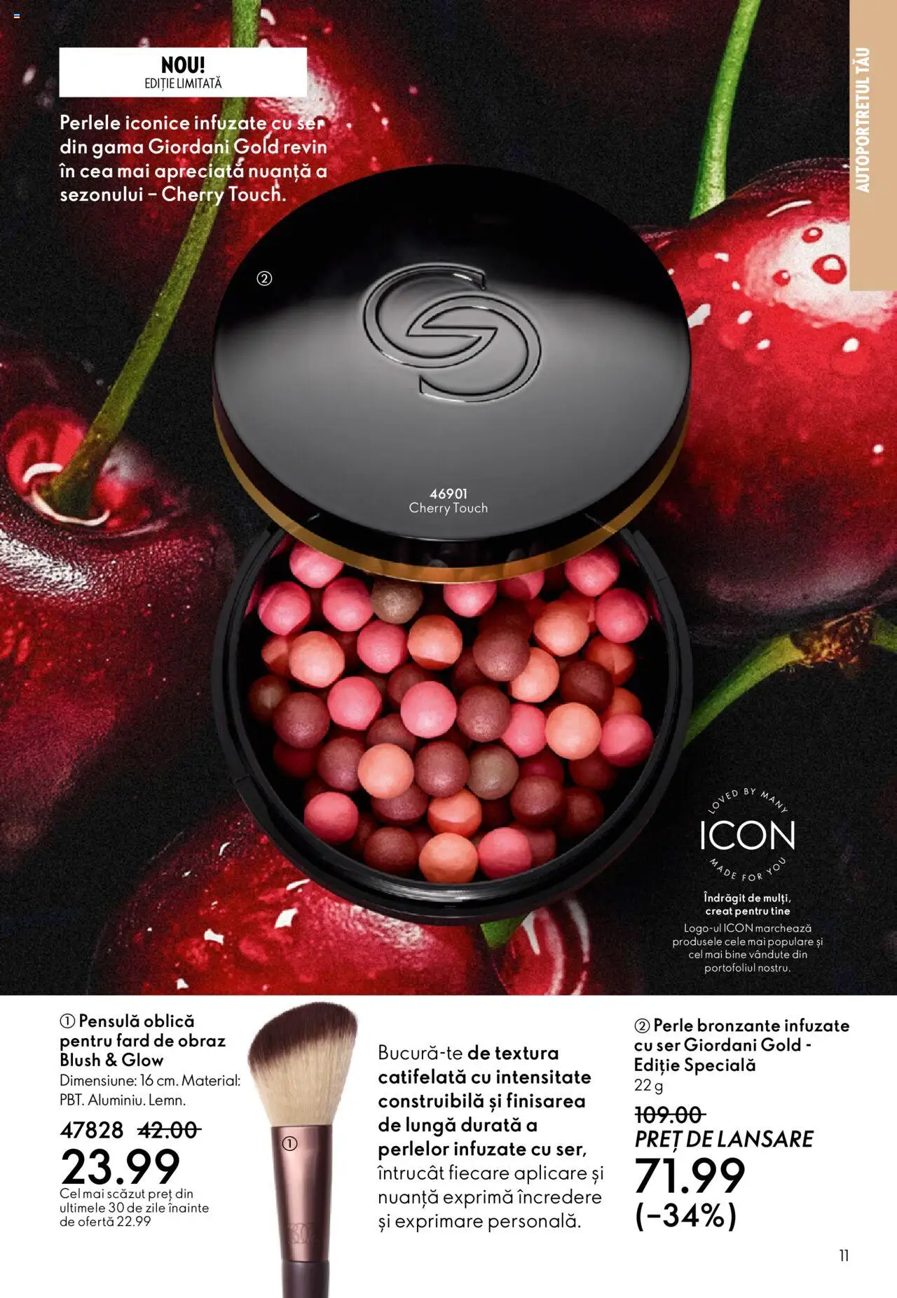 Catalog Oriflame 22 Octombrie - 10 Noiembrie 2025 | Pagina 11 | Produse: Perle bronzante, Akrilik boya, Blush