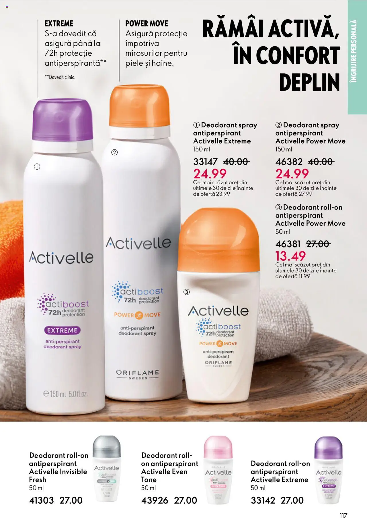 Catalog Oriflame 22 Octombrie - 10 Noiembrie 2025 | Pagina 117 | Produse: Deodorant, Antiperspirant