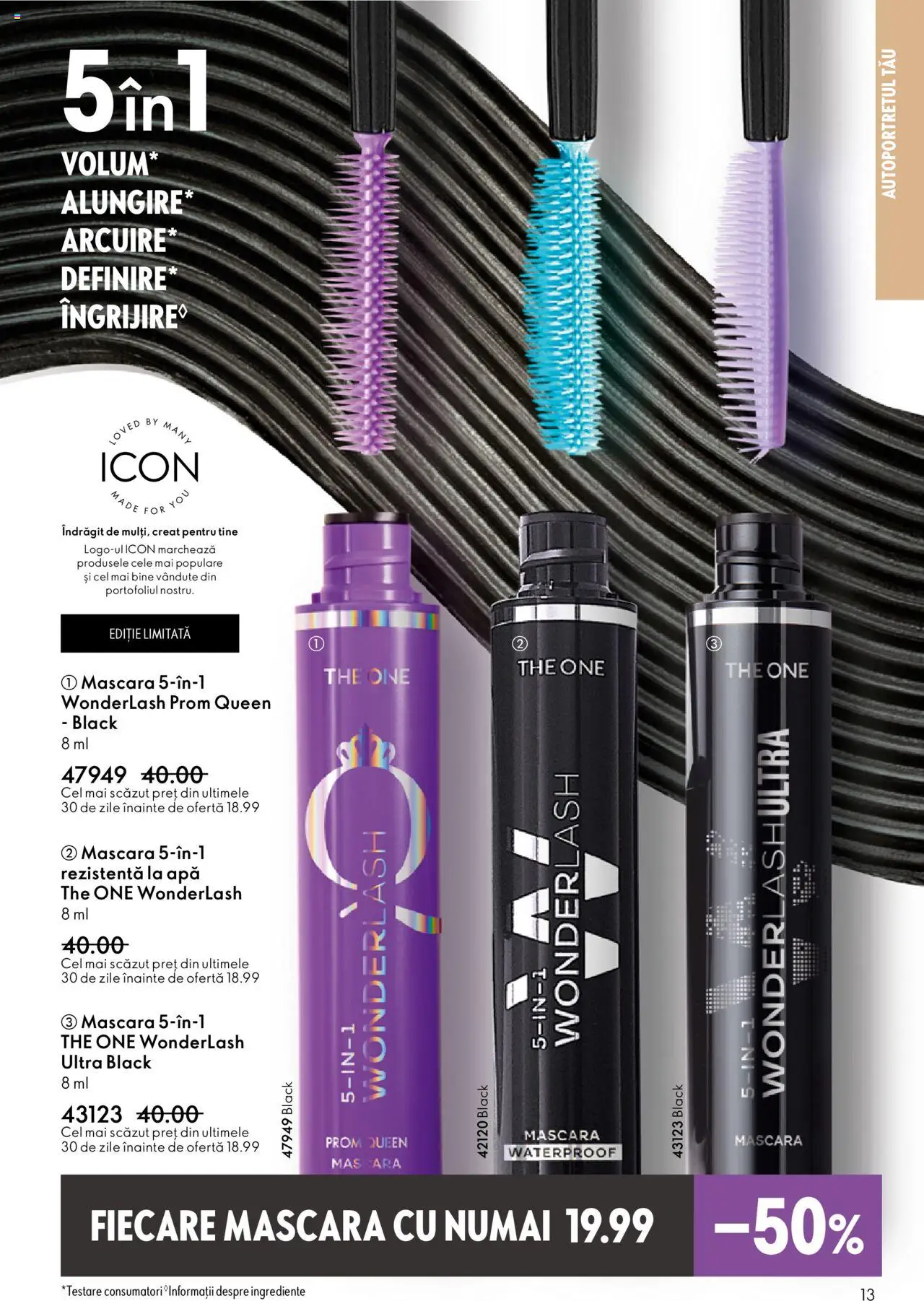Catalog Oriflame 22 Octombrie - 10 Noiembrie 2025 | Pagina 13 | Produse: Mascara, Apă