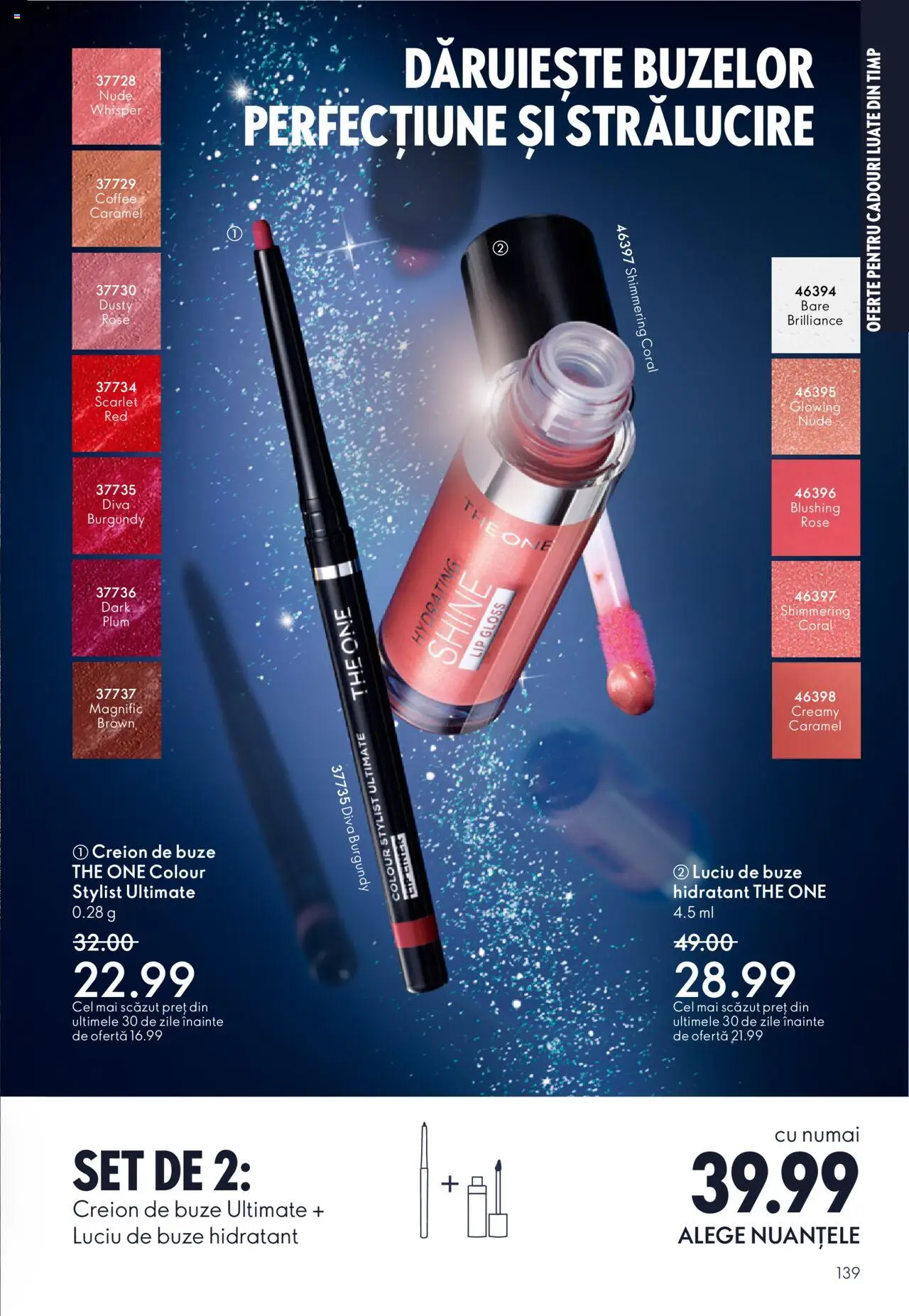 Catalog Oriflame 22 Octombrie - 10 Noiembrie 2025 | Pagina 139 | Produse: Luciu de buze