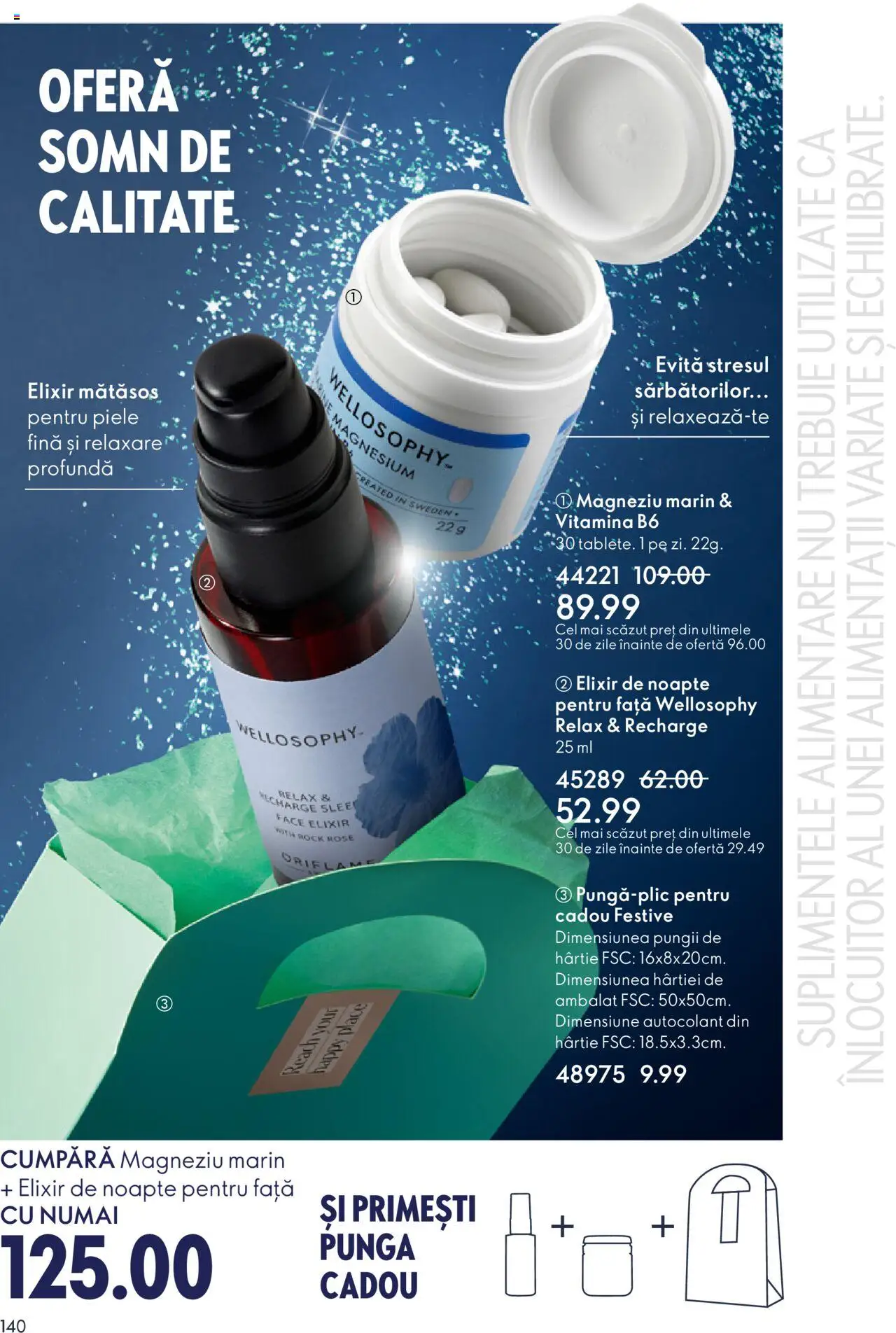 Catalog Oriflame 22 Octombrie - 10 Noiembrie 2025 | Pagina 140 | Produse: Elixir, Pungă