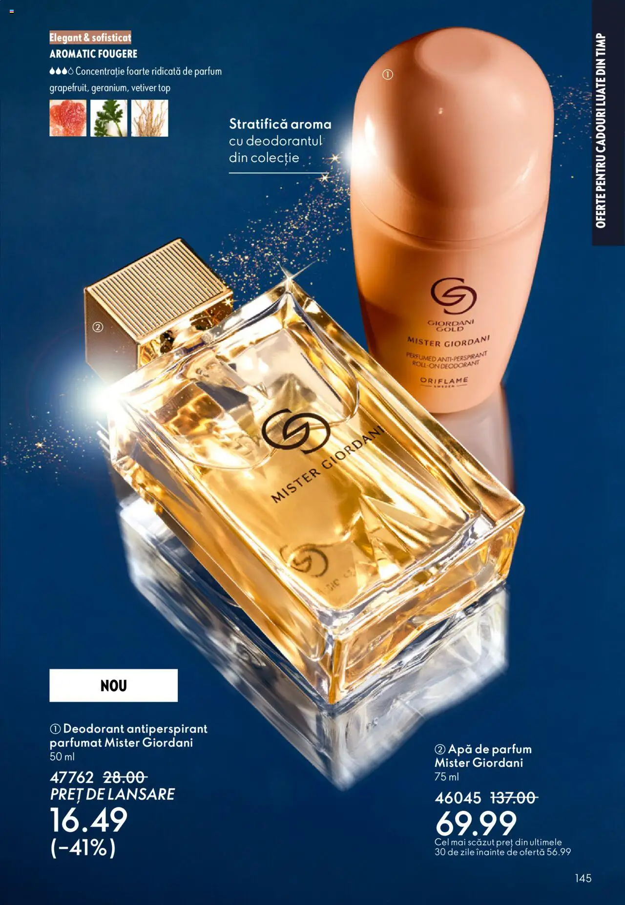 Catalog Oriflame 22 Octombrie - 10 Noiembrie 2025 | Pagina 145 | Produse: Top, Deodorant, Antiperspirant, Apă
