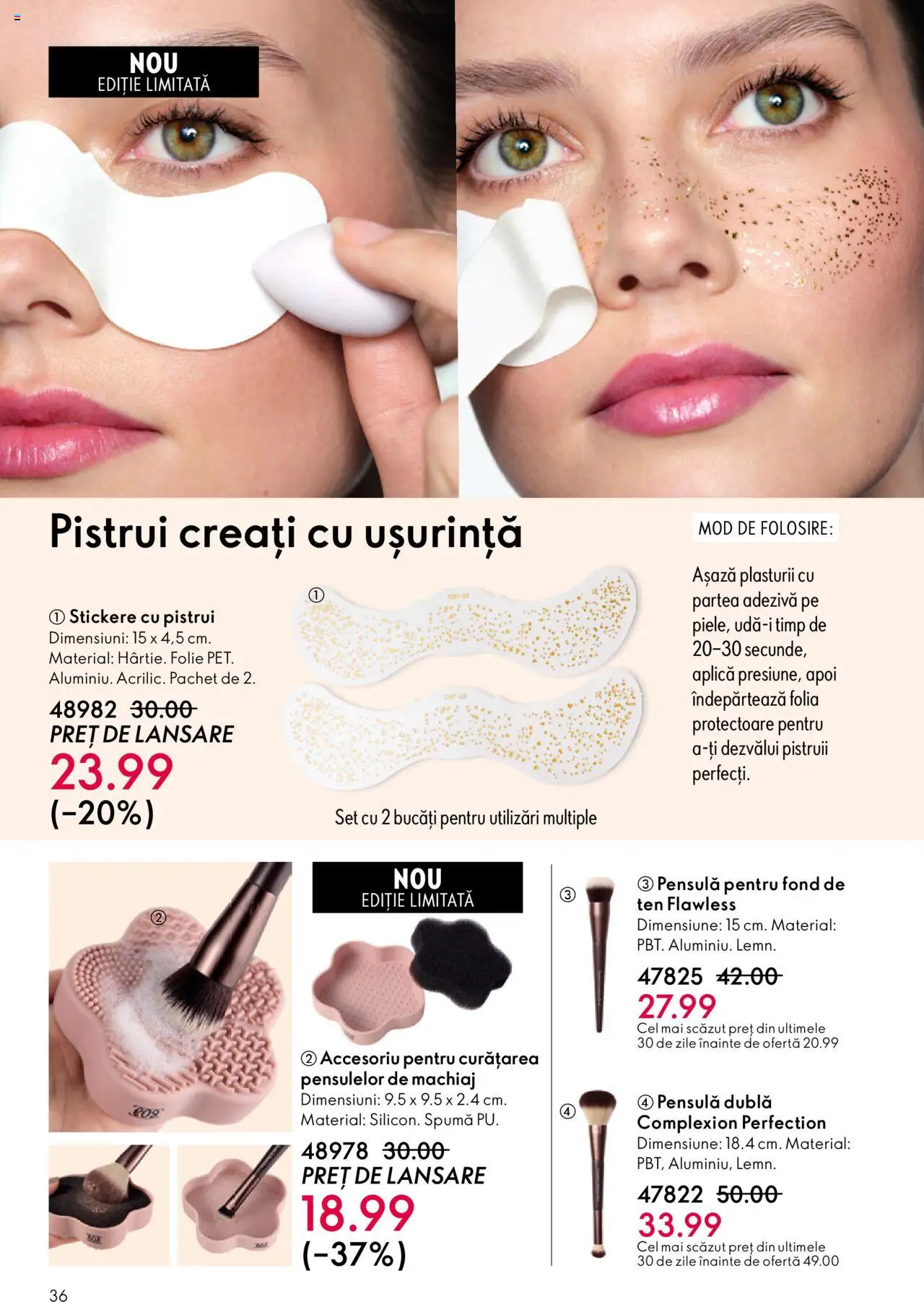 Catalog Oriflame 22 Octombrie - 10 Noiembrie 2025 | Pagina 36 | Produse: Fond de ten, Machiaj