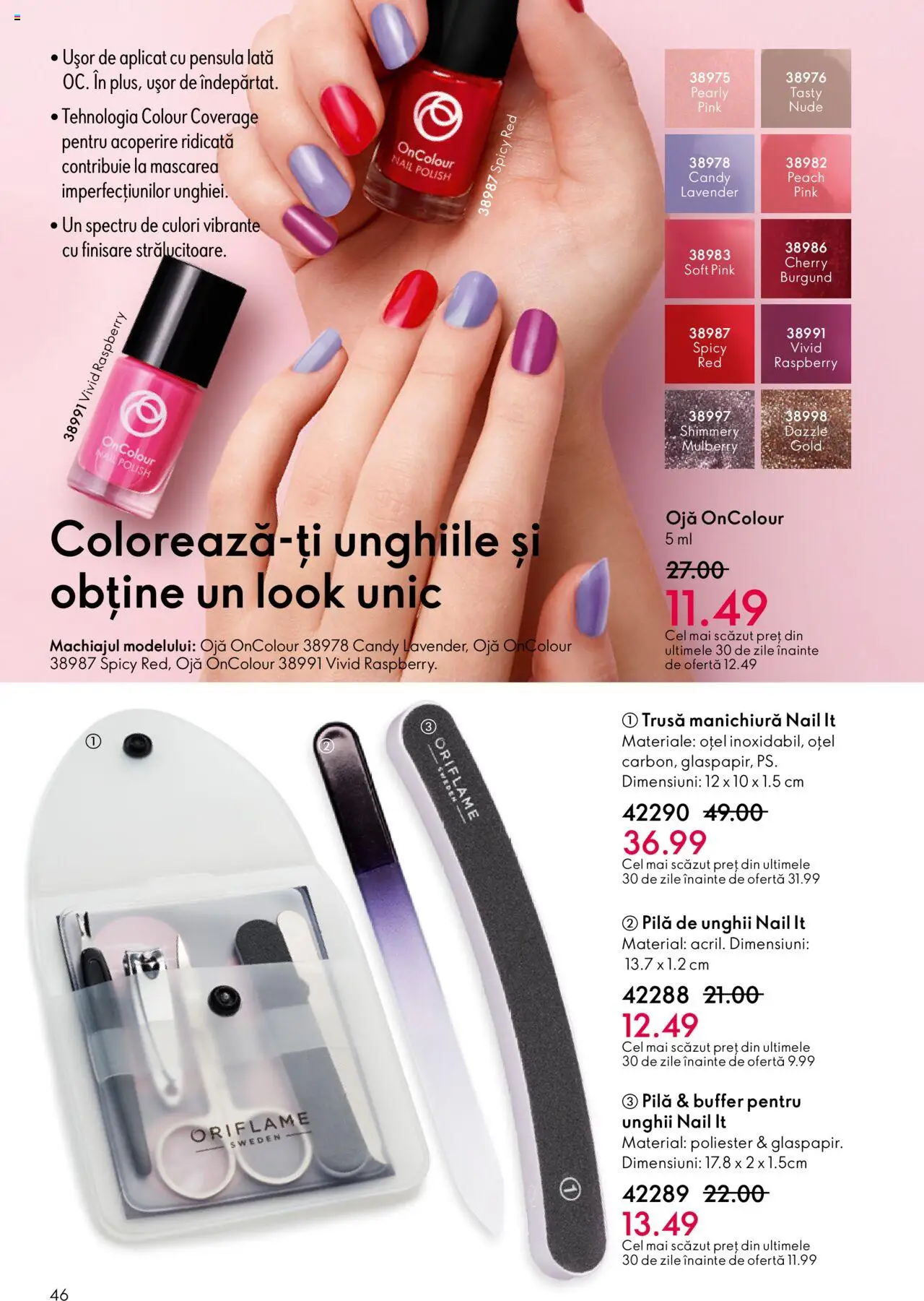 Catalog Oriflame 22 Octombrie - 10 Noiembrie 2025 | Pagina 46 | Produse: Ojă