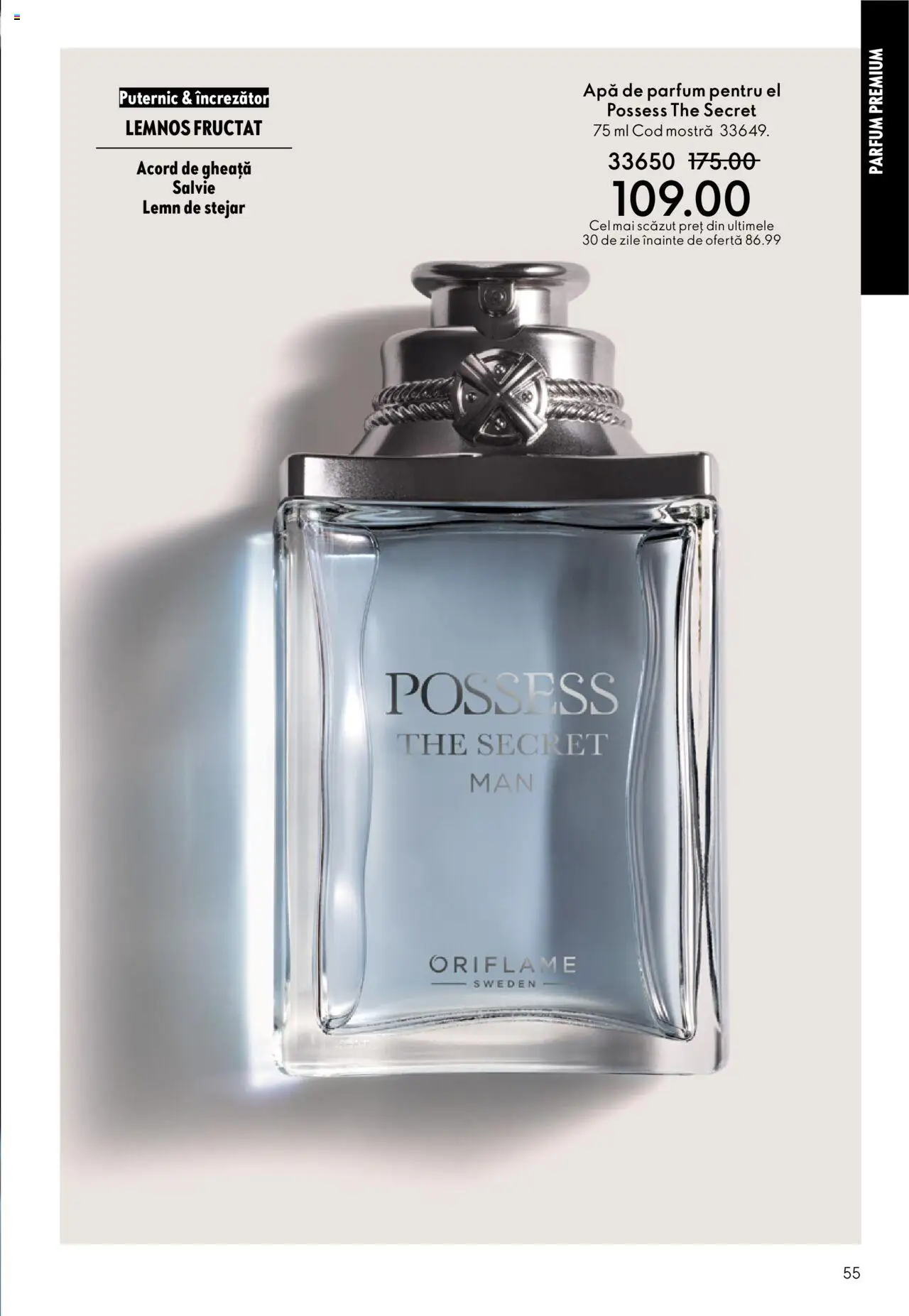 Catalog Oriflame 22 Octombrie - 10 Noiembrie 2025 | Pagina 55 | Produse: Apă de parfum, Parfum, Apă