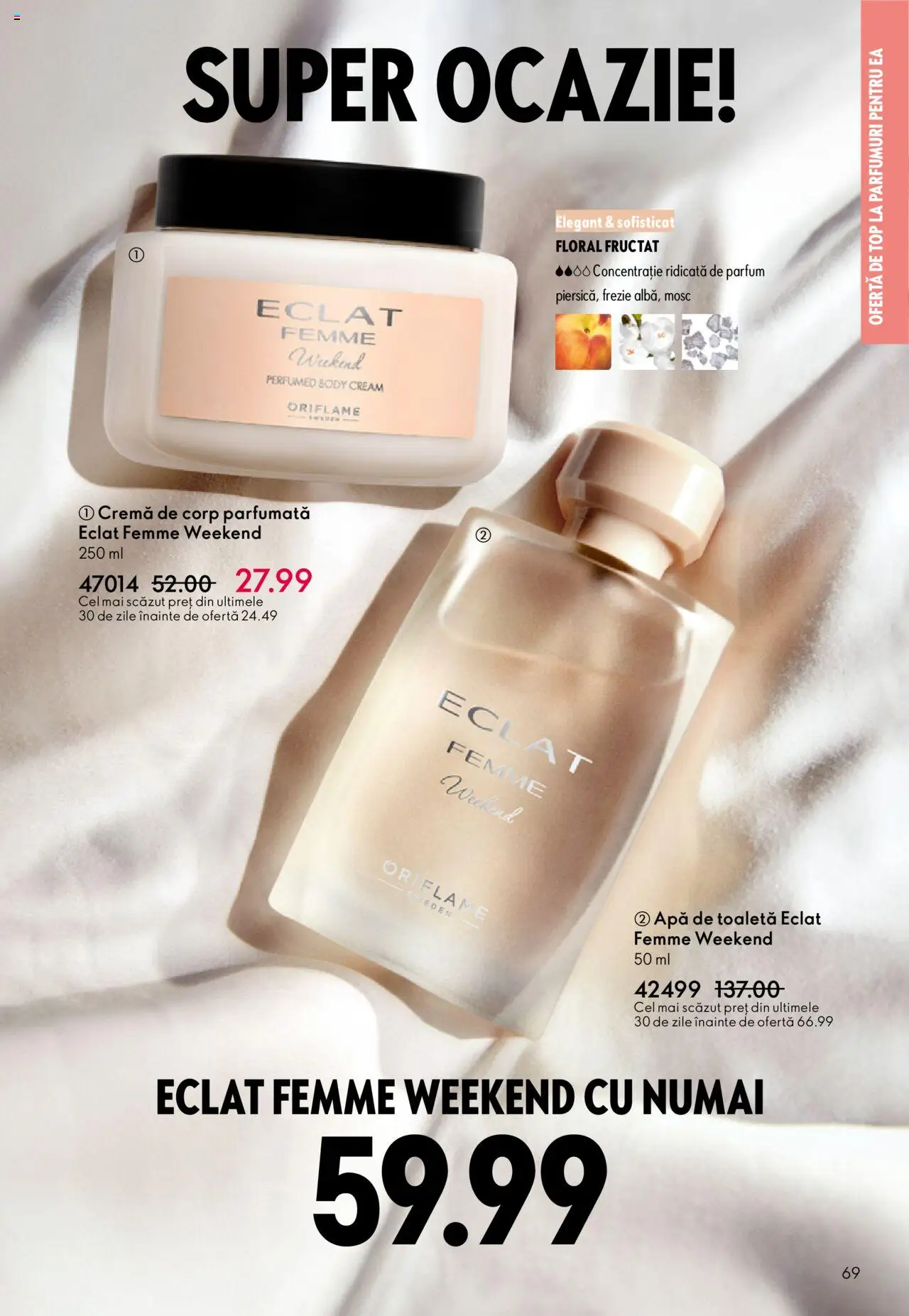 Catalog Oriflame 22 Octombrie - 10 Noiembrie 2025 | Pagina 69 | Produse: Body, Parfum, Apă de toaletă, Cremă